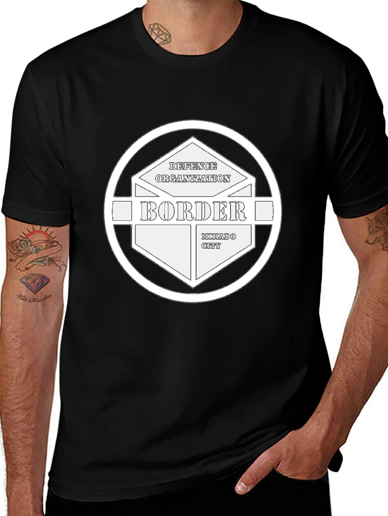 Defence Organization Border City Graphic T-Shirt