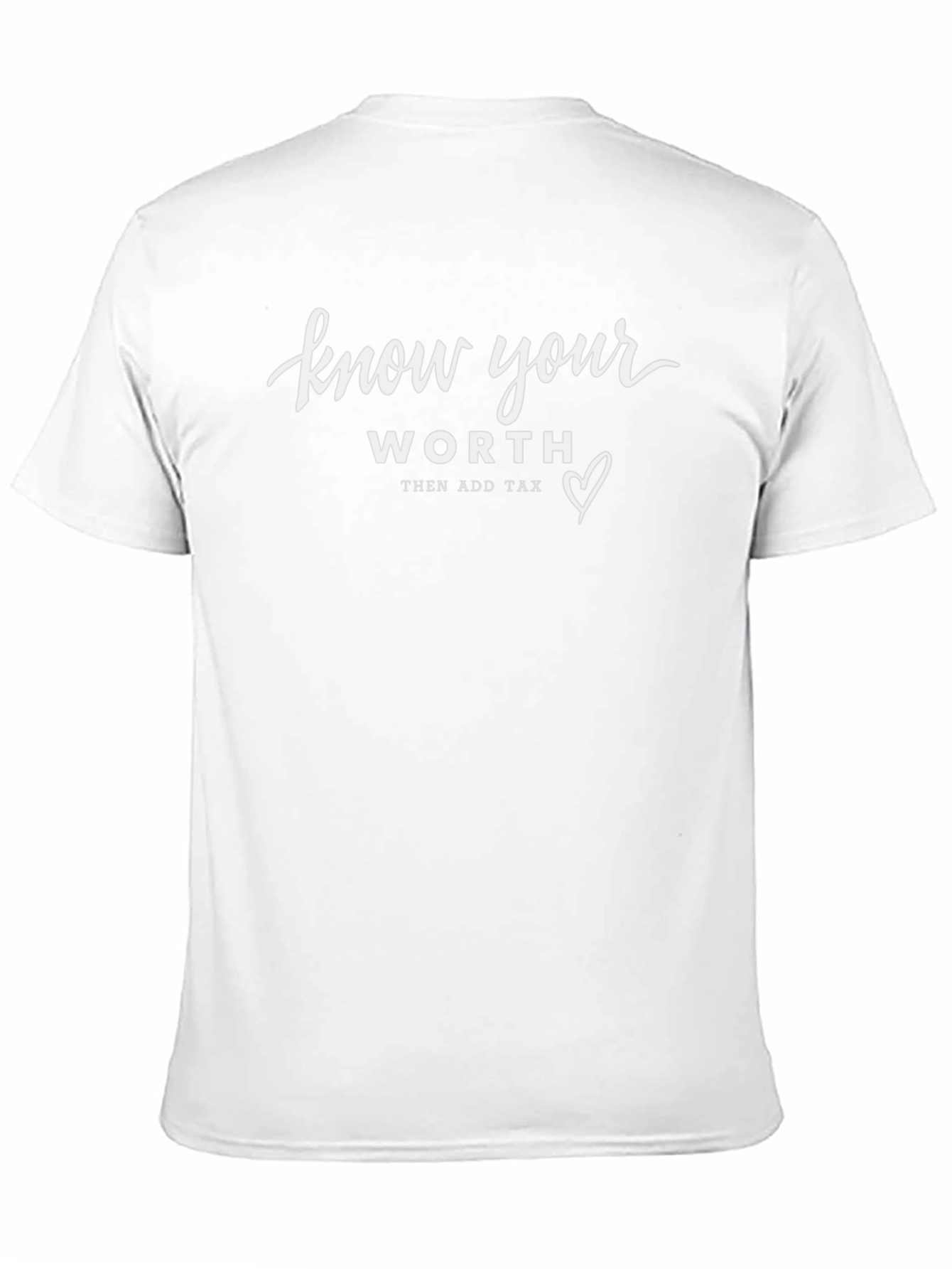 Know Your Worth T-Shirt - Black