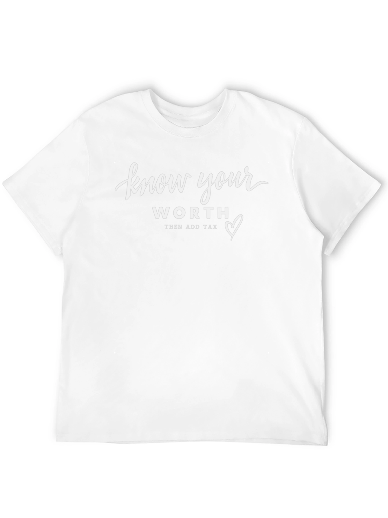 Know Your Worth T-Shirt - Black