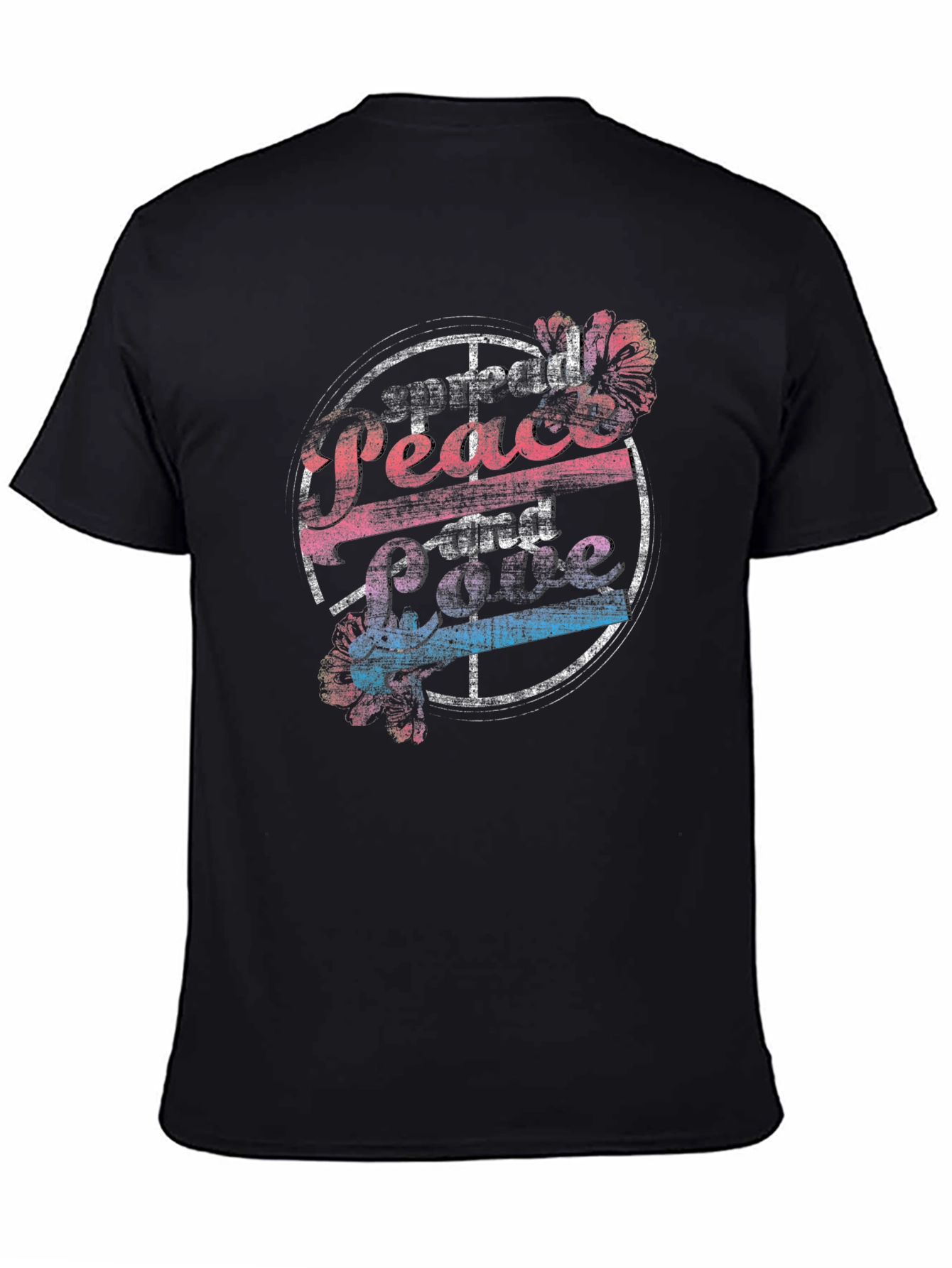 Peace and Love Graphic T-Shirt