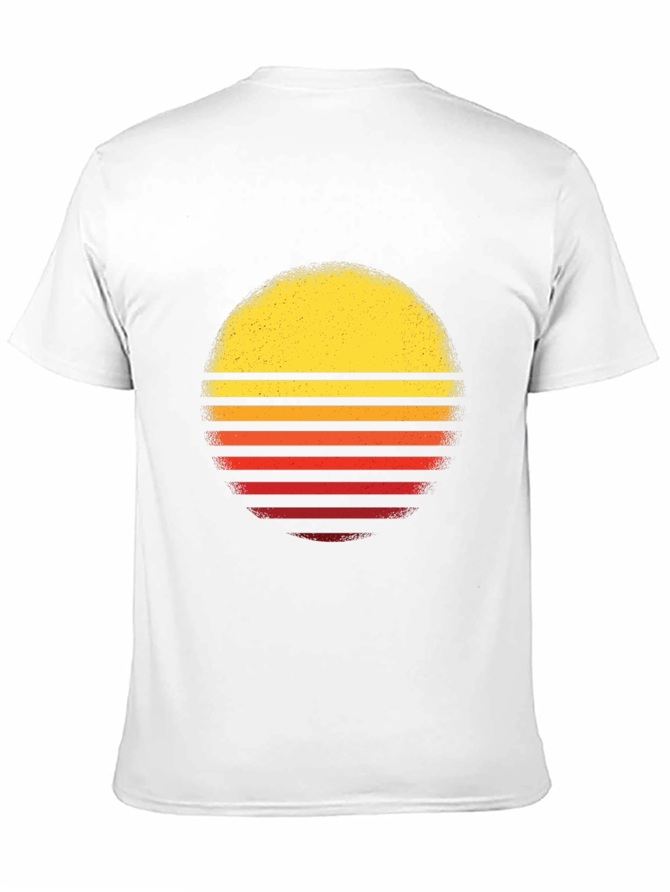 Retro Sunset Graphic T-Shirt - Black