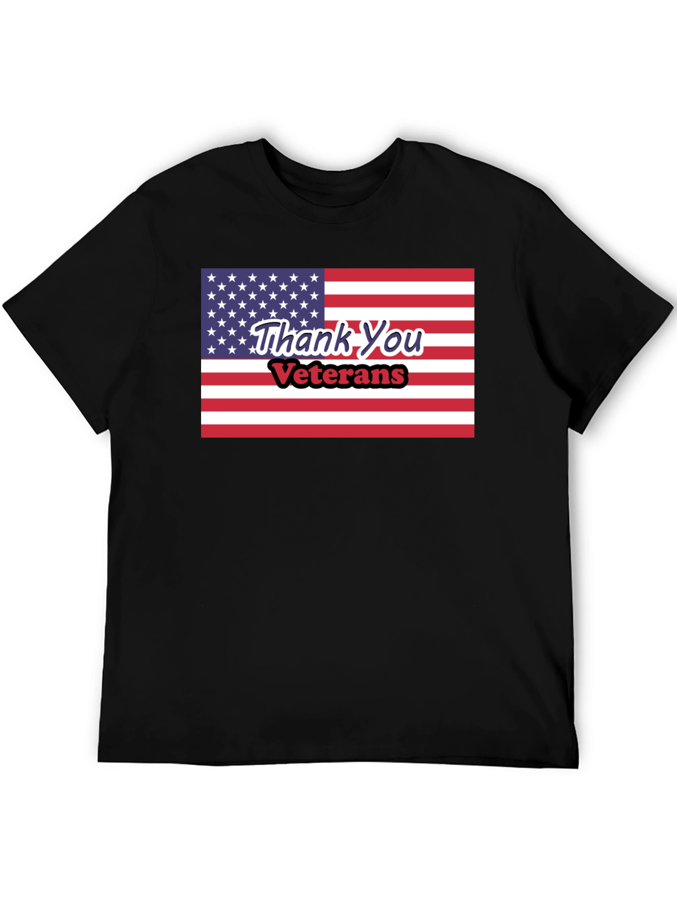 Thank You Veterans American Flag T-Shirt