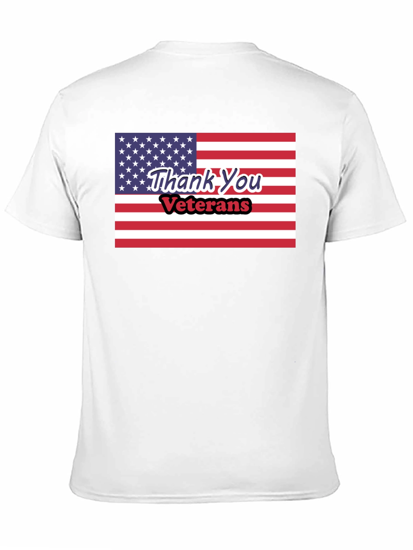 Thank You Veterans American Flag T-Shirt