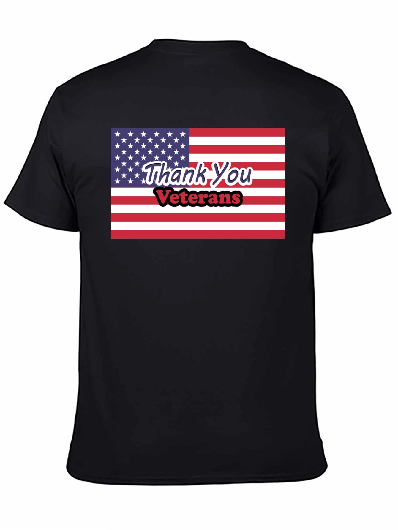 Thank You Veterans American Flag T-Shirt