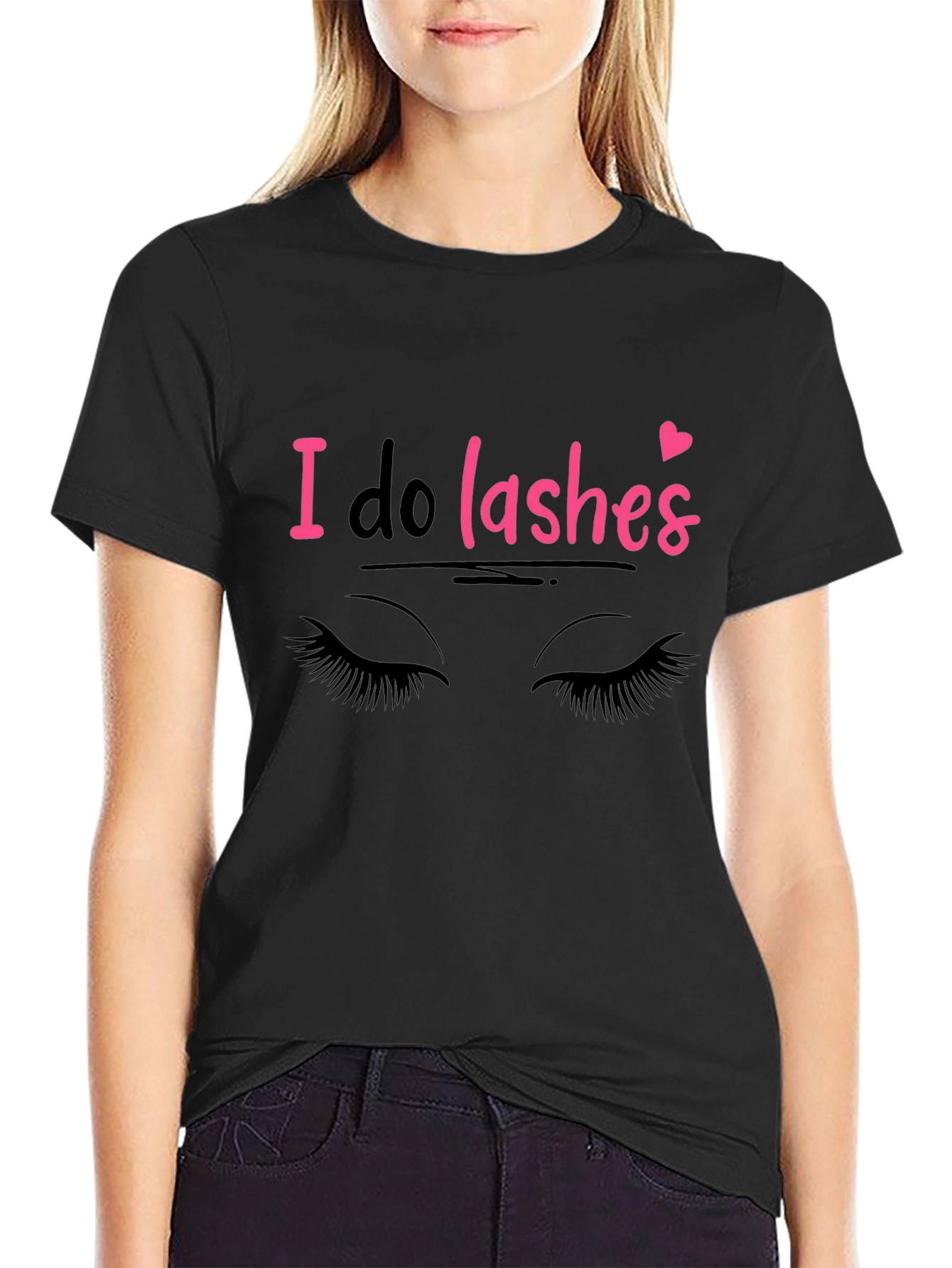 I Do Lashes Graphic Tee - Eyelash Artist T-Shirt