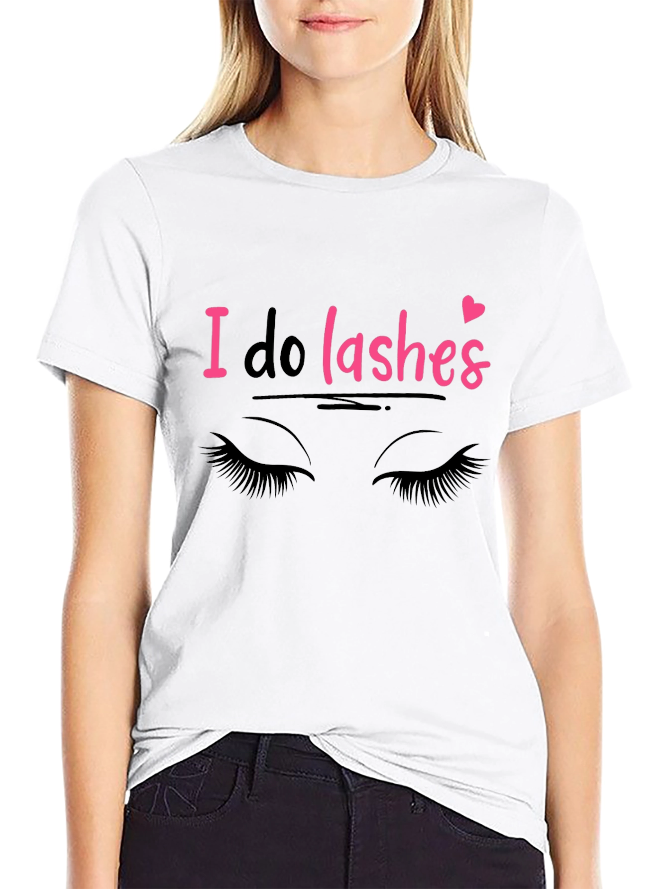 I Do Lashes Graphic Tee - Eyelash Artist T-Shirt