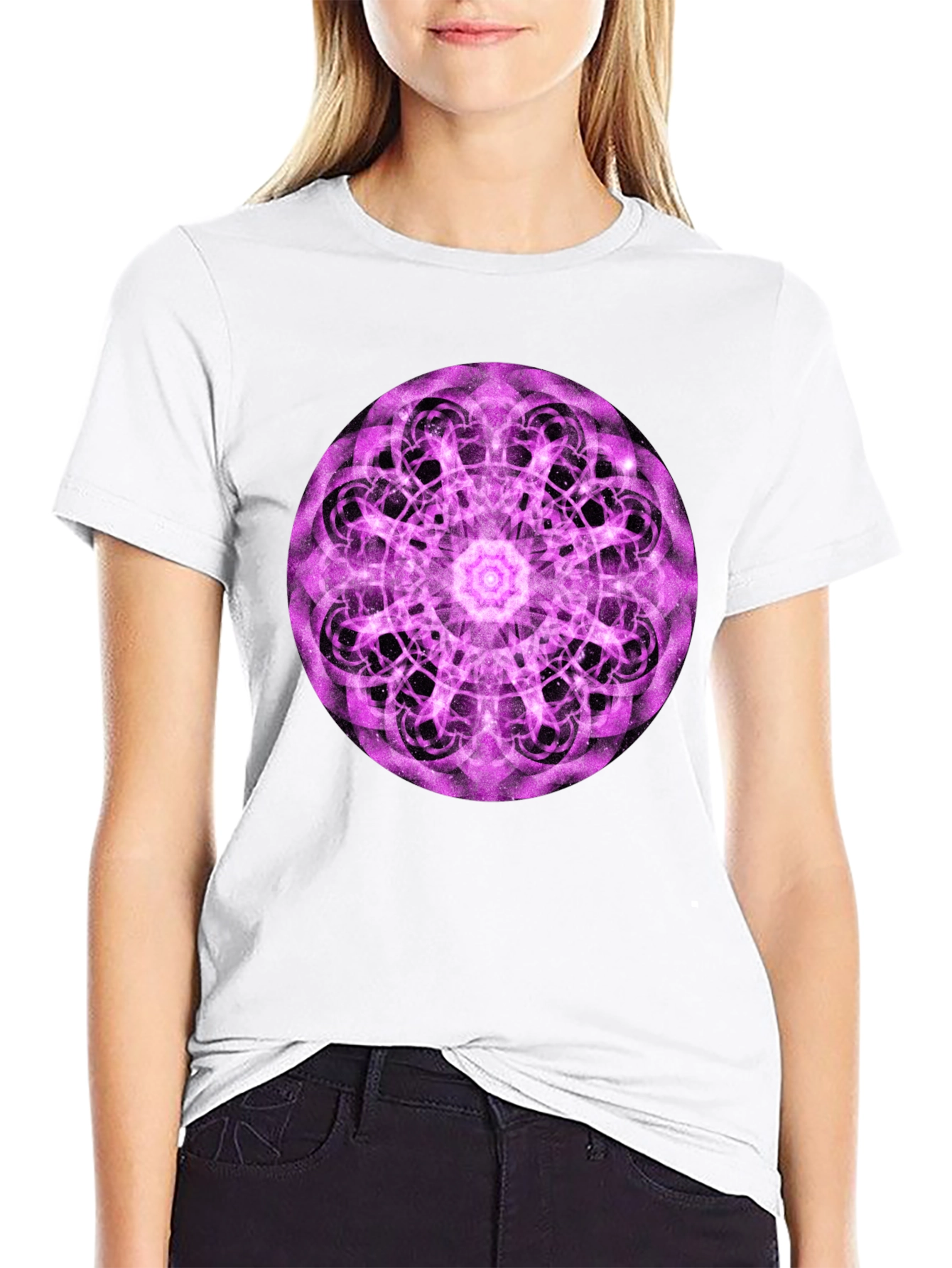Mystic Mandala Black T-Shirt
