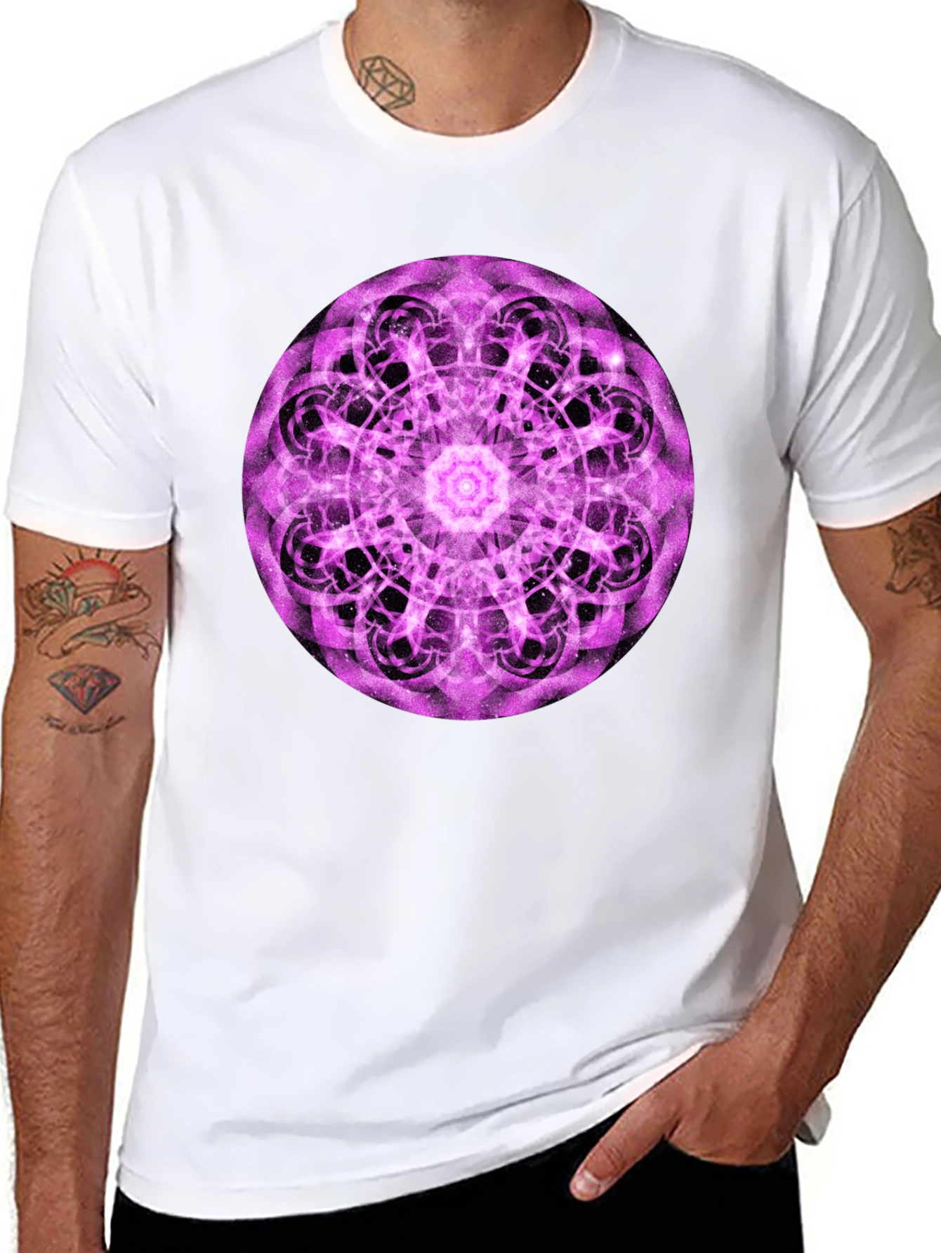 Mystic Mandala Black T-Shirt