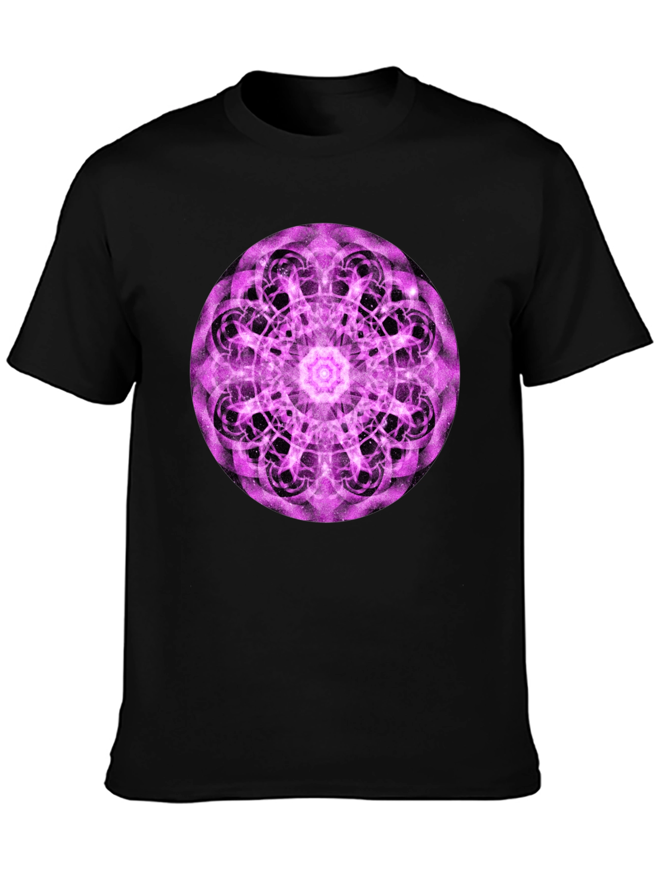 Mystic Mandala Black T-Shirt