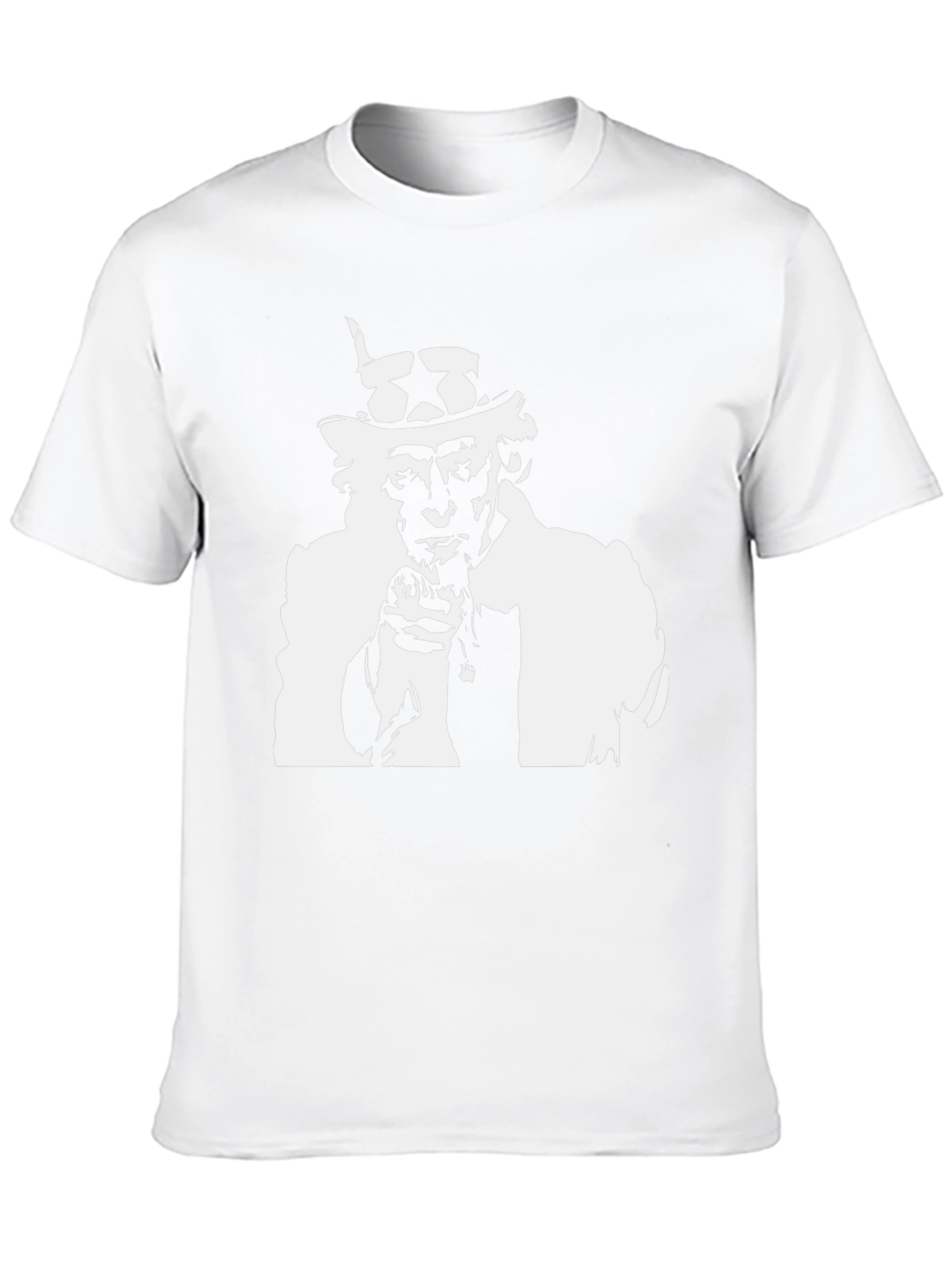 Uncle Sam Graphic T-Shirt - Black Cotton Tee