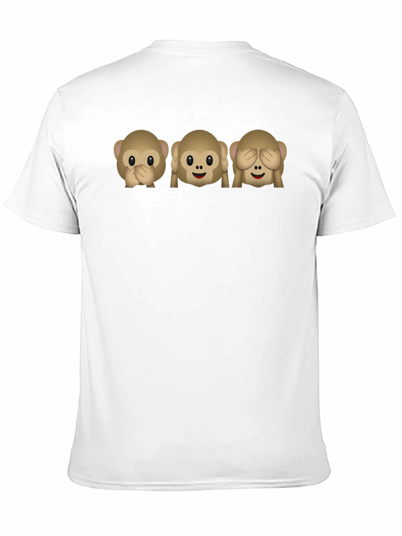 Emoji Monkey See Hear Speak No Evil T-Shirt