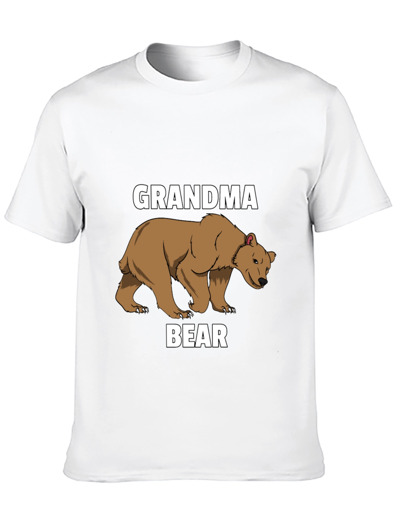 Grandma Bear T-Shirt - Cute Animal Graphic Tee