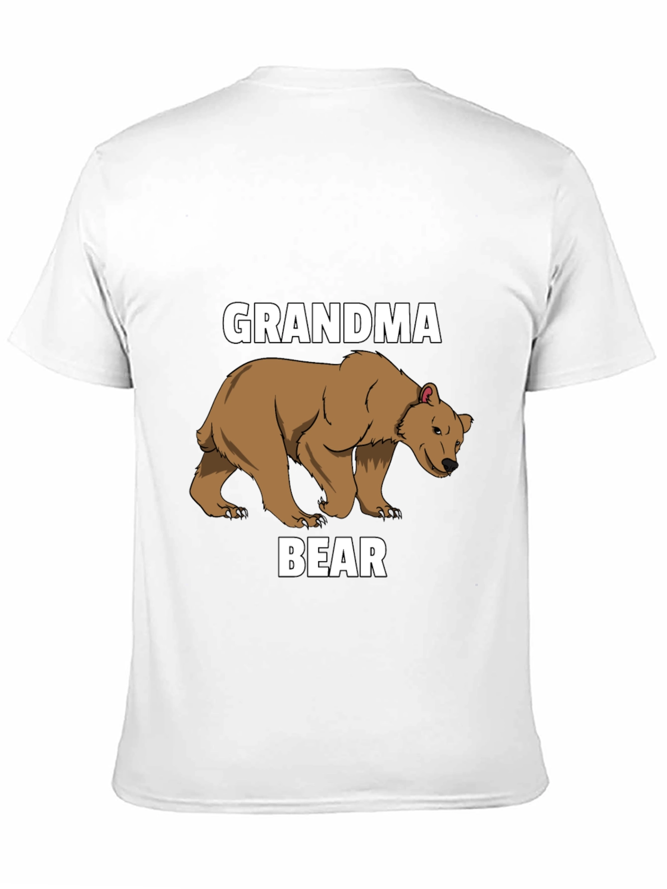 Grandma Bear T-Shirt - Cute Animal Graphic Tee