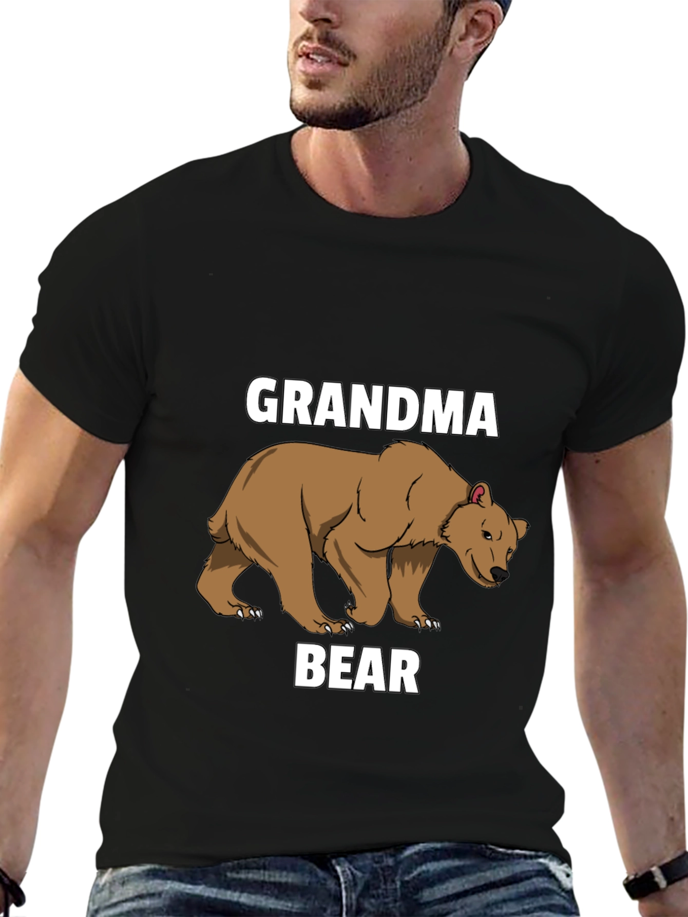 Grandma Bear T-Shirt - Cute Animal Graphic Tee