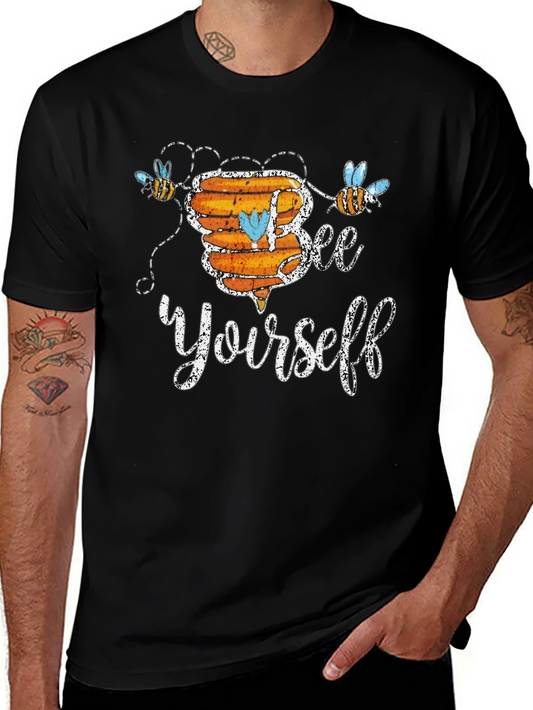 Bee Yourself Graphic T-Shirt - Cute & Comfy