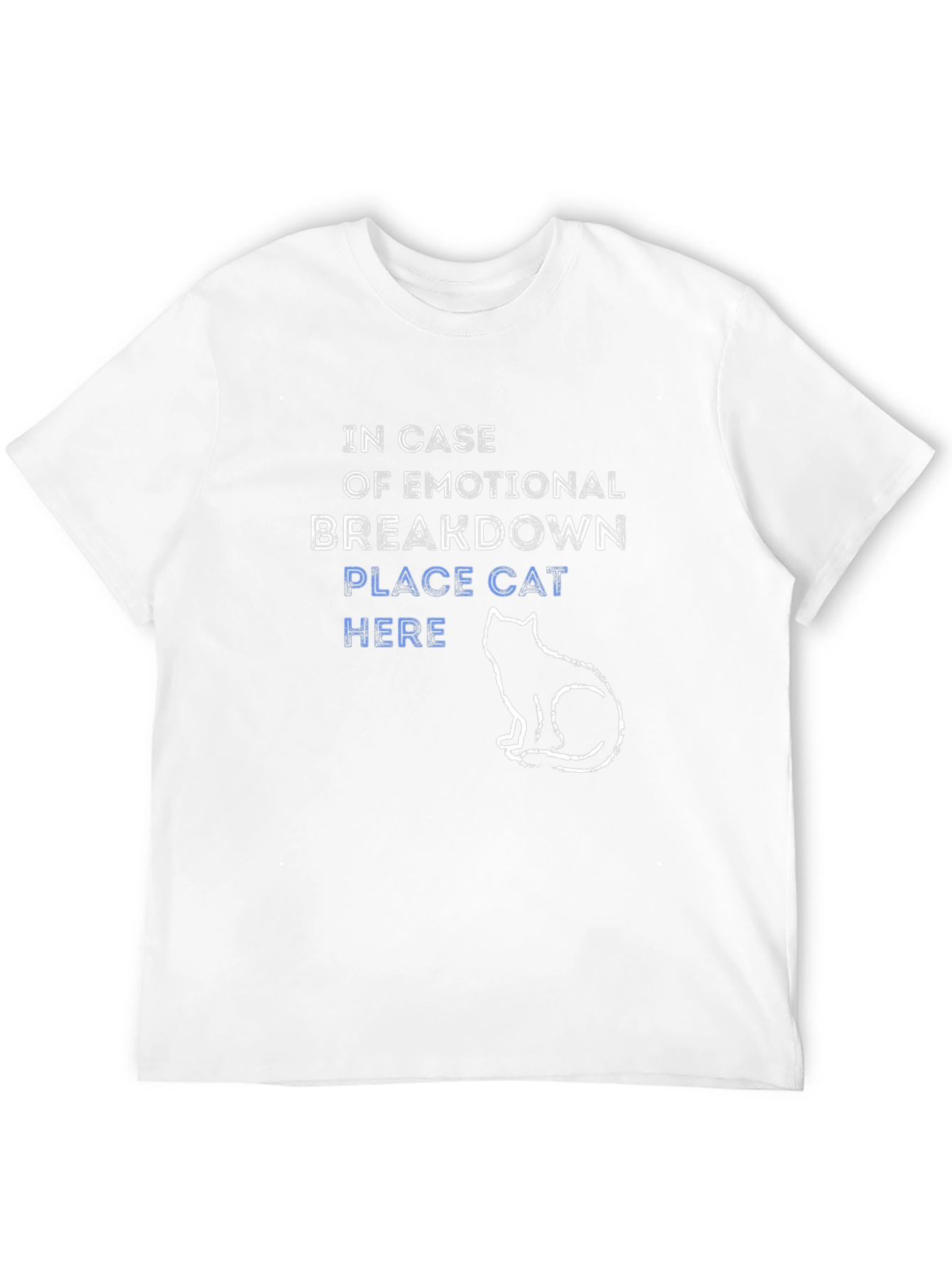 Emotional Breakdown Cat T-Shirt