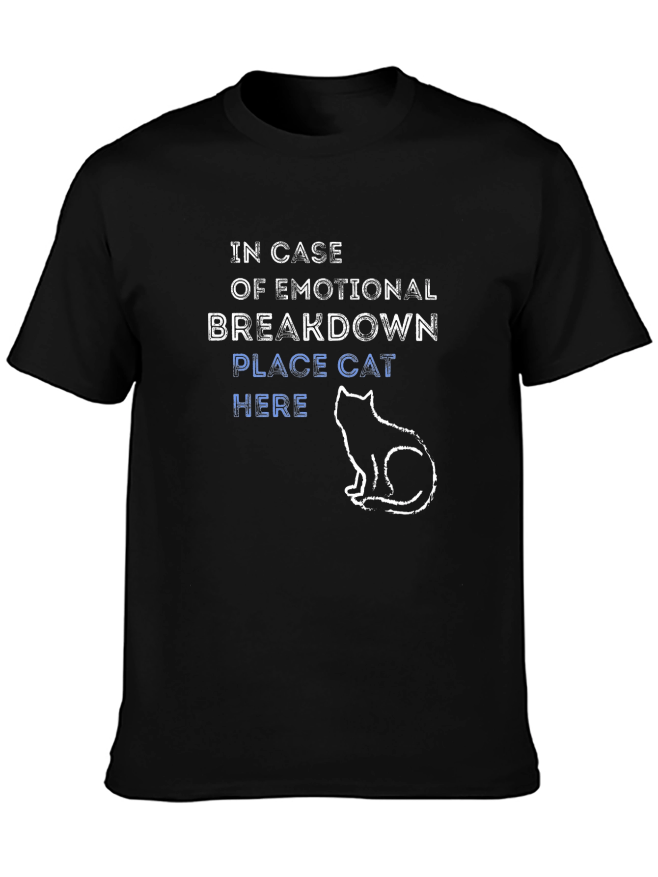 Emotional Breakdown Cat T-Shirt