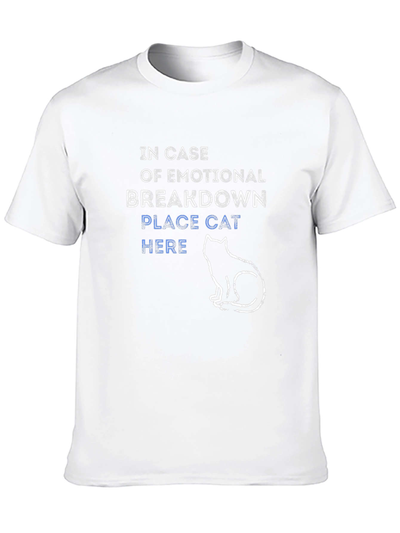Emotional Breakdown Cat T-Shirt
