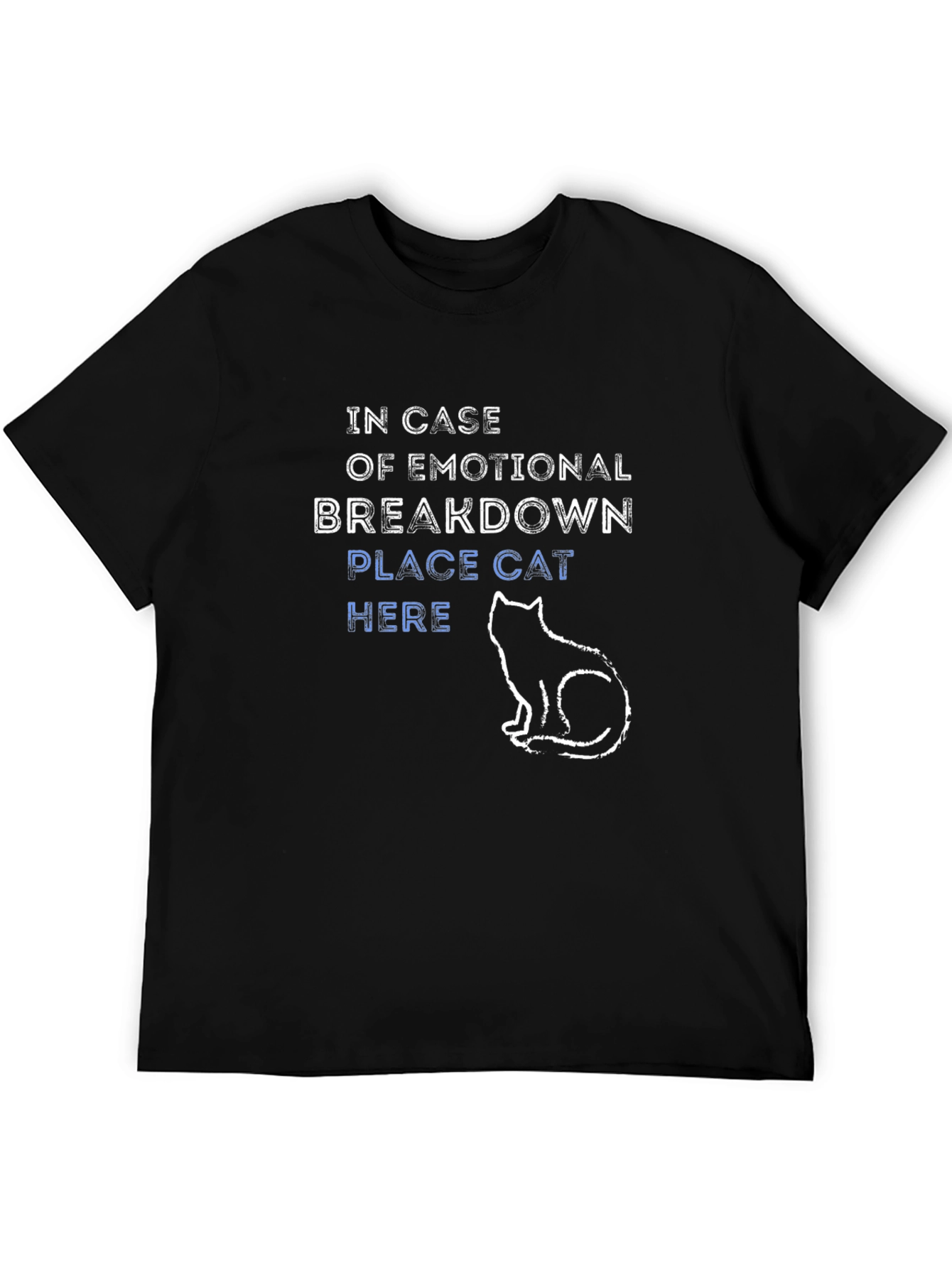 Emotional Breakdown Cat T-Shirt