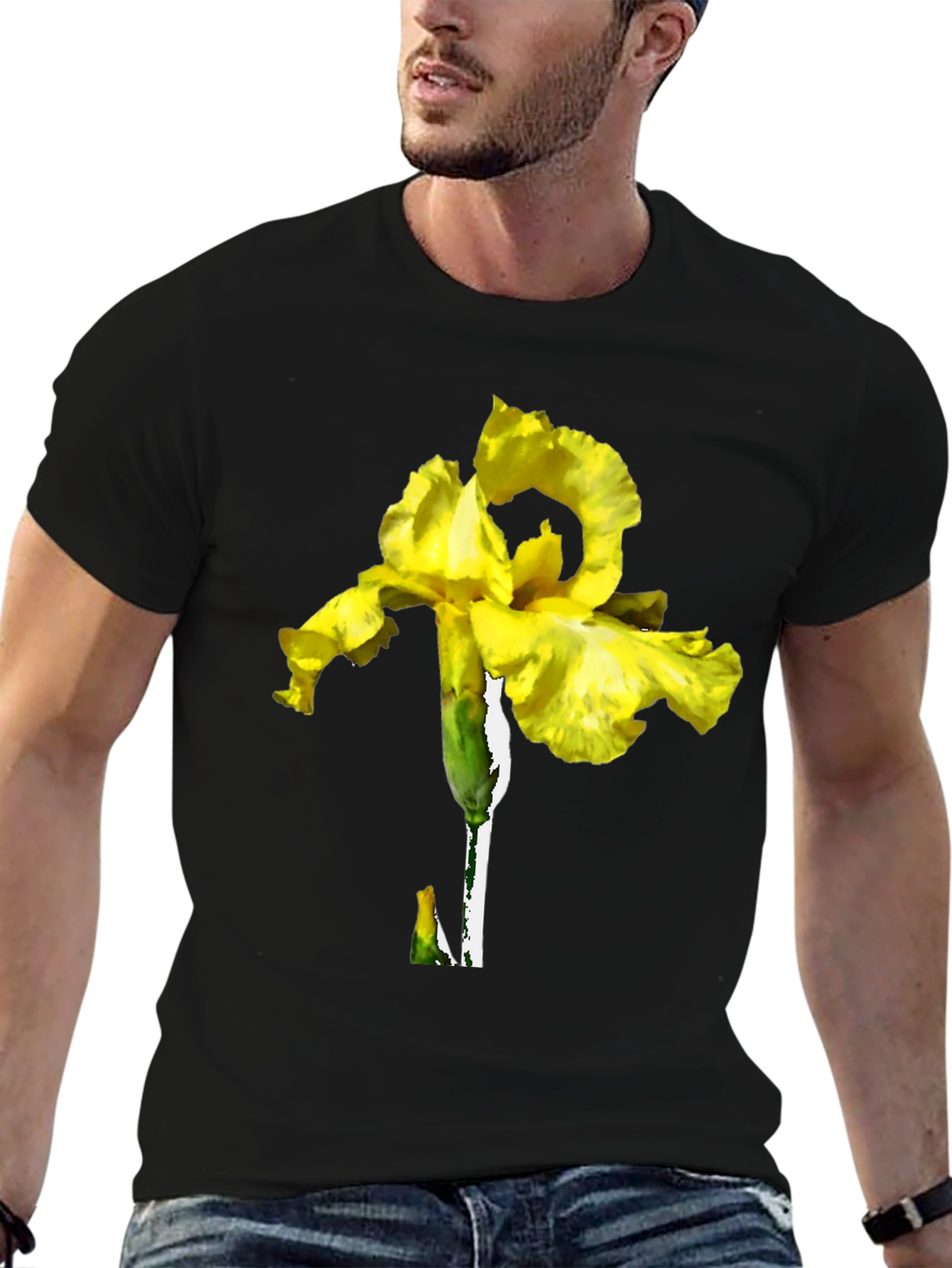 Yellow Iris Graphic T-Shirt
