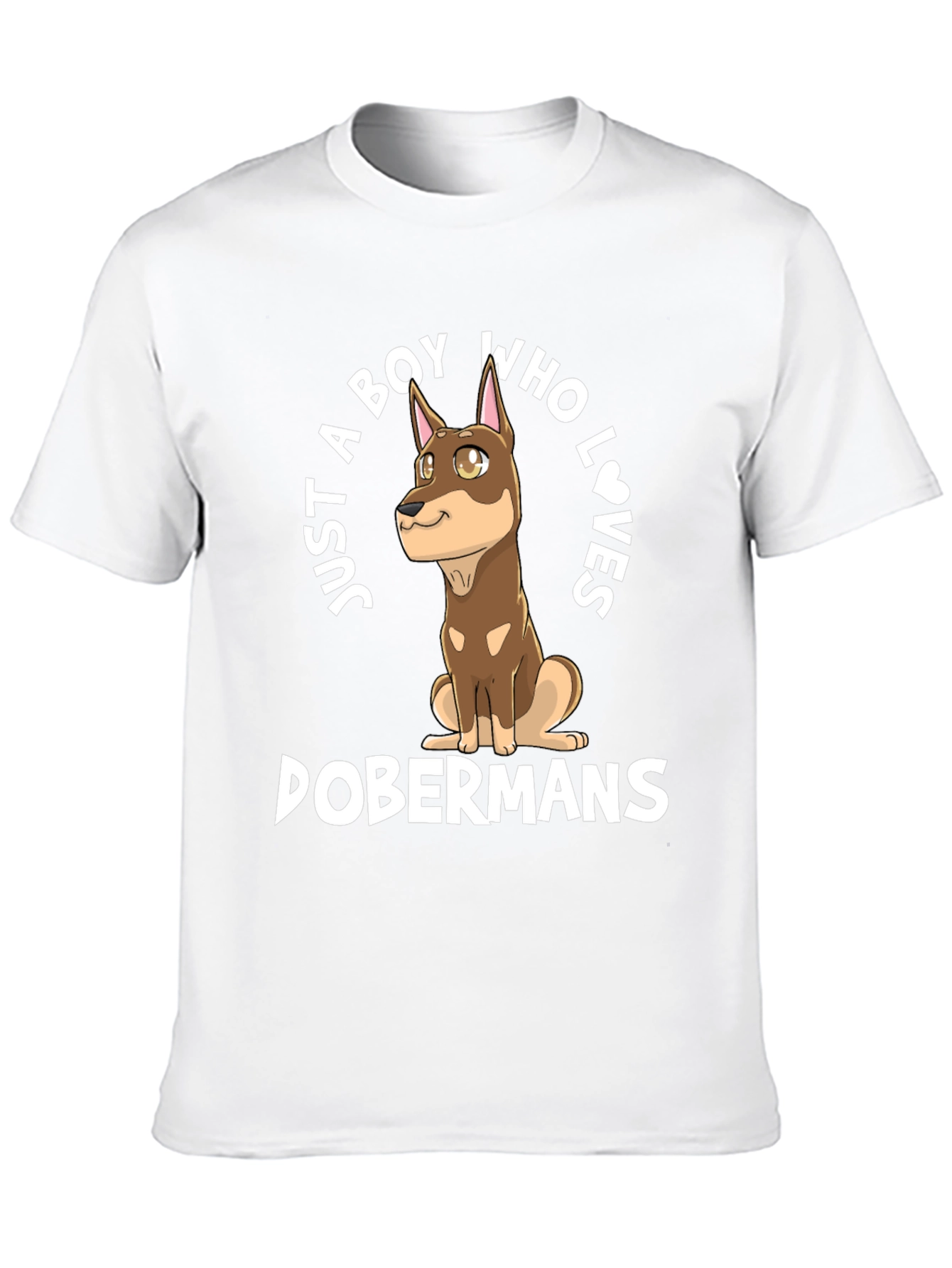 Boy Who Loves Dobermans T-Shirt