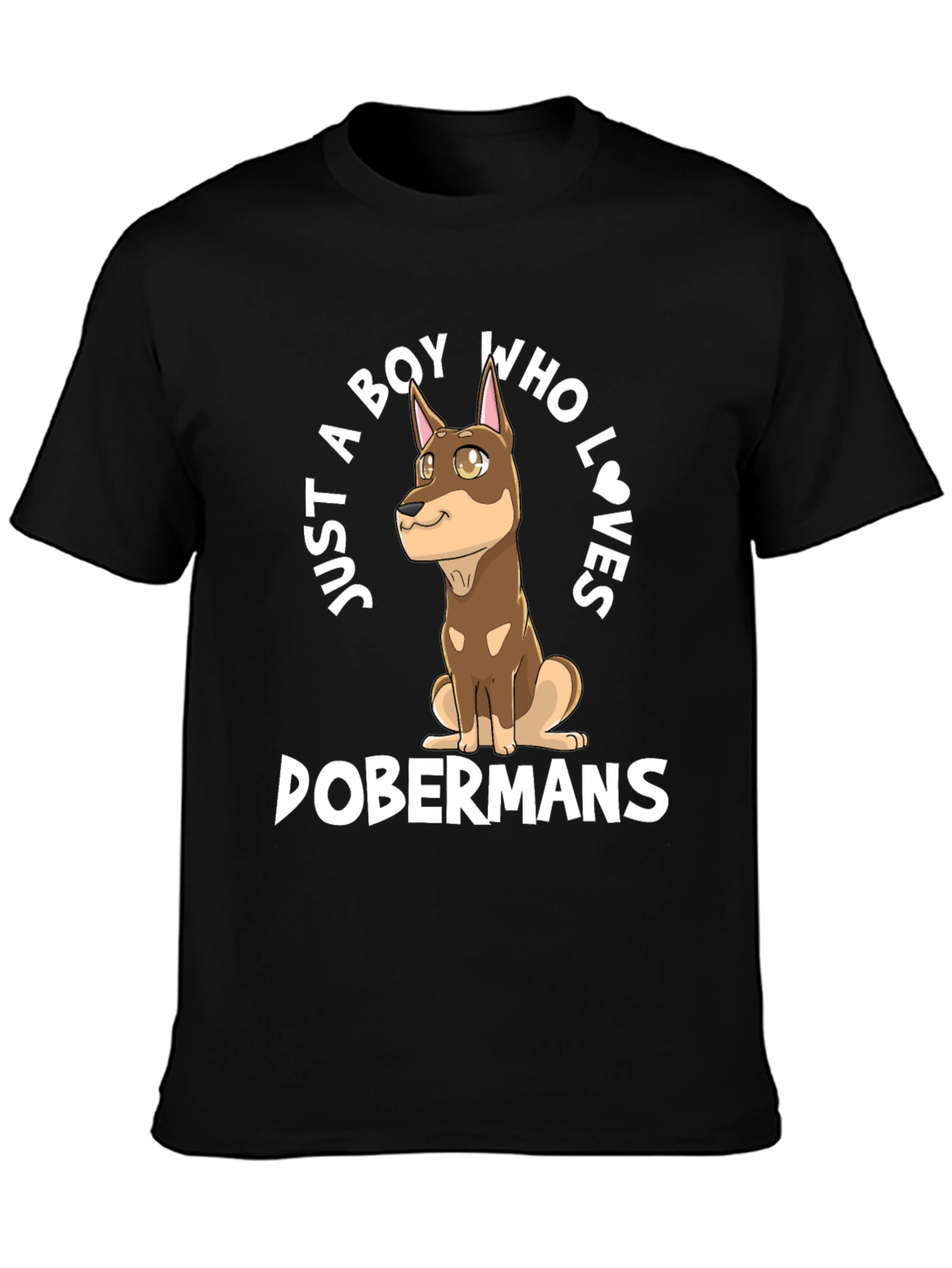 Boy Who Loves Dobermans T-Shirt