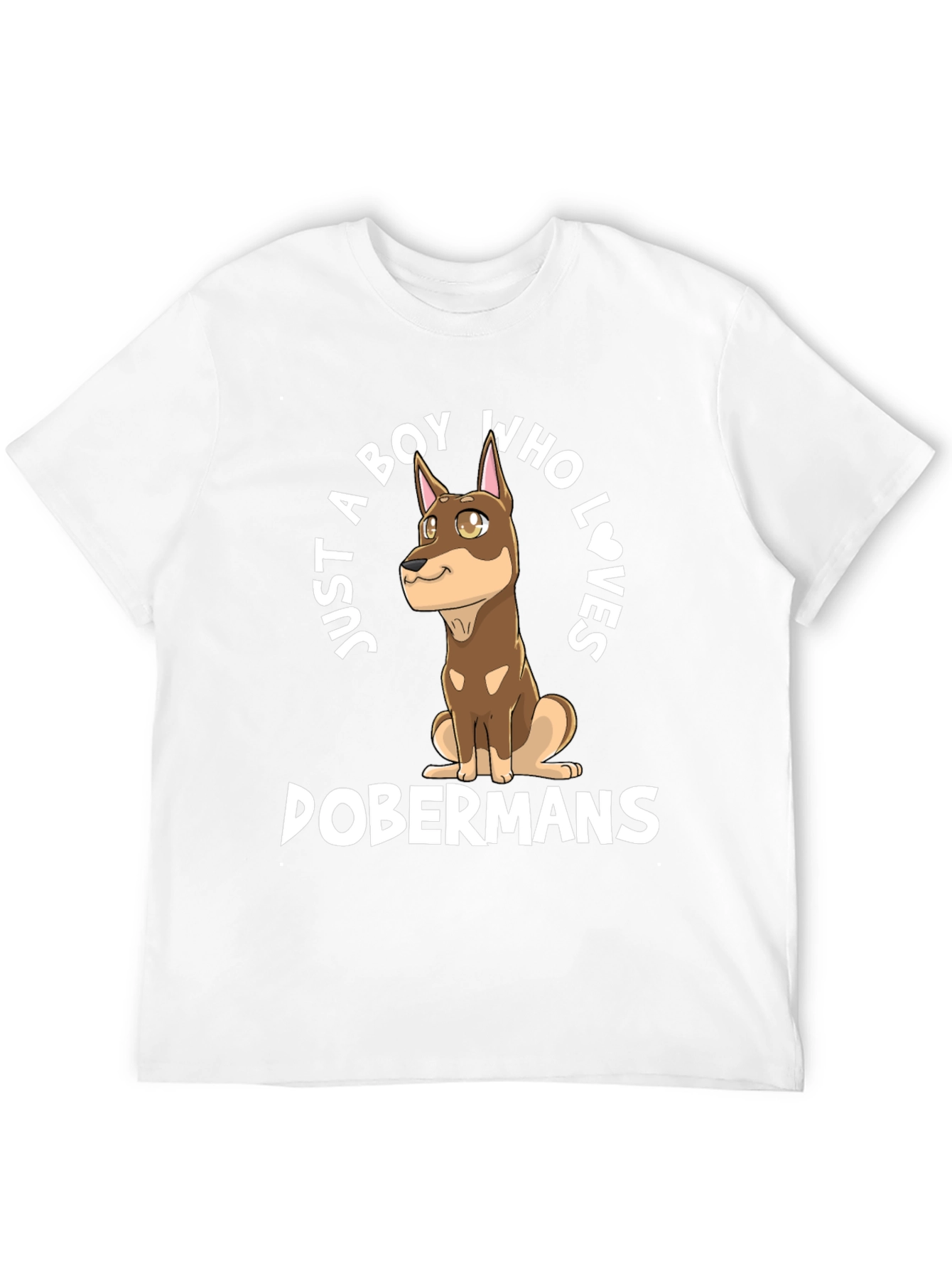 Boy Who Loves Dobermans T-Shirt