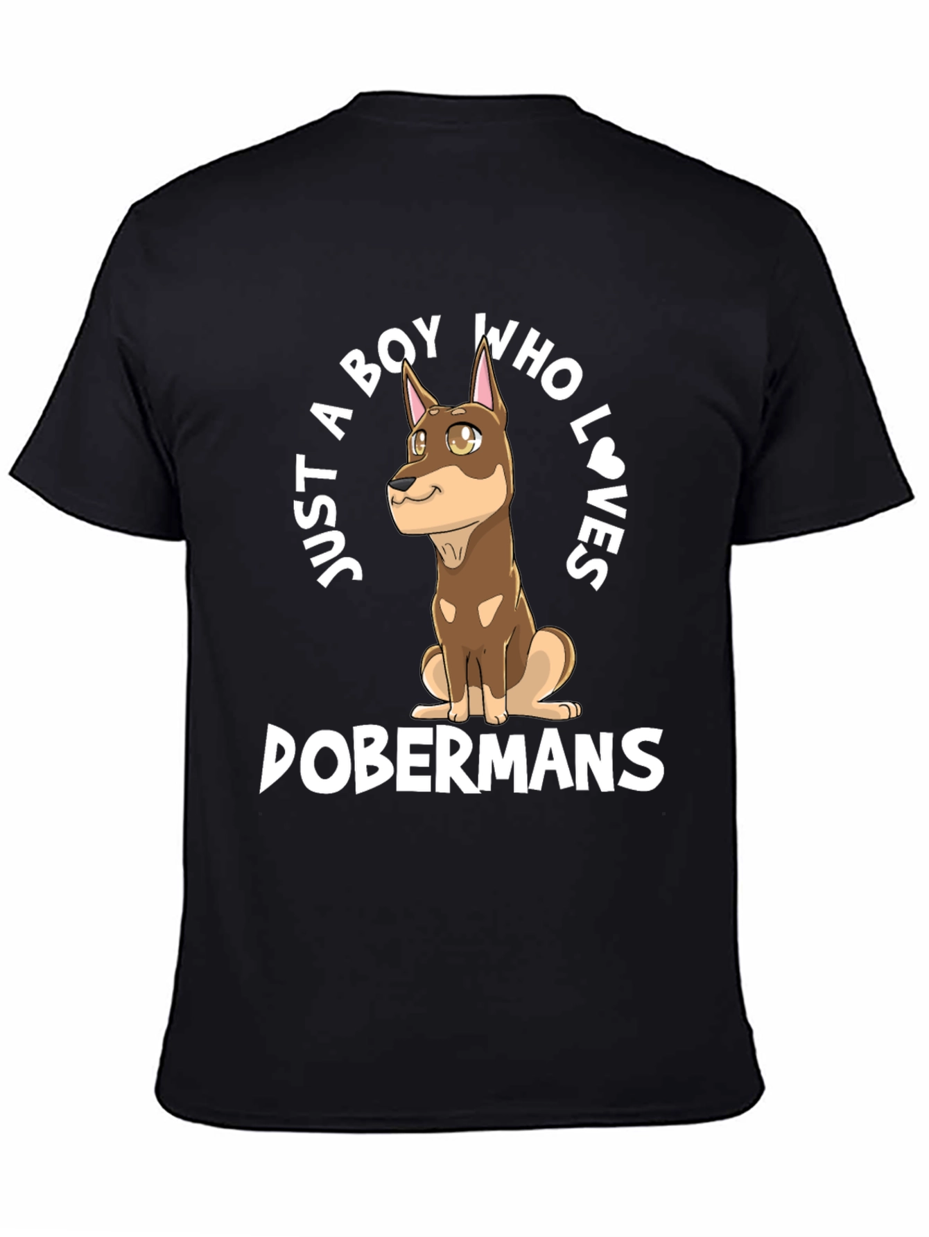 Boy Who Loves Dobermans T-Shirt