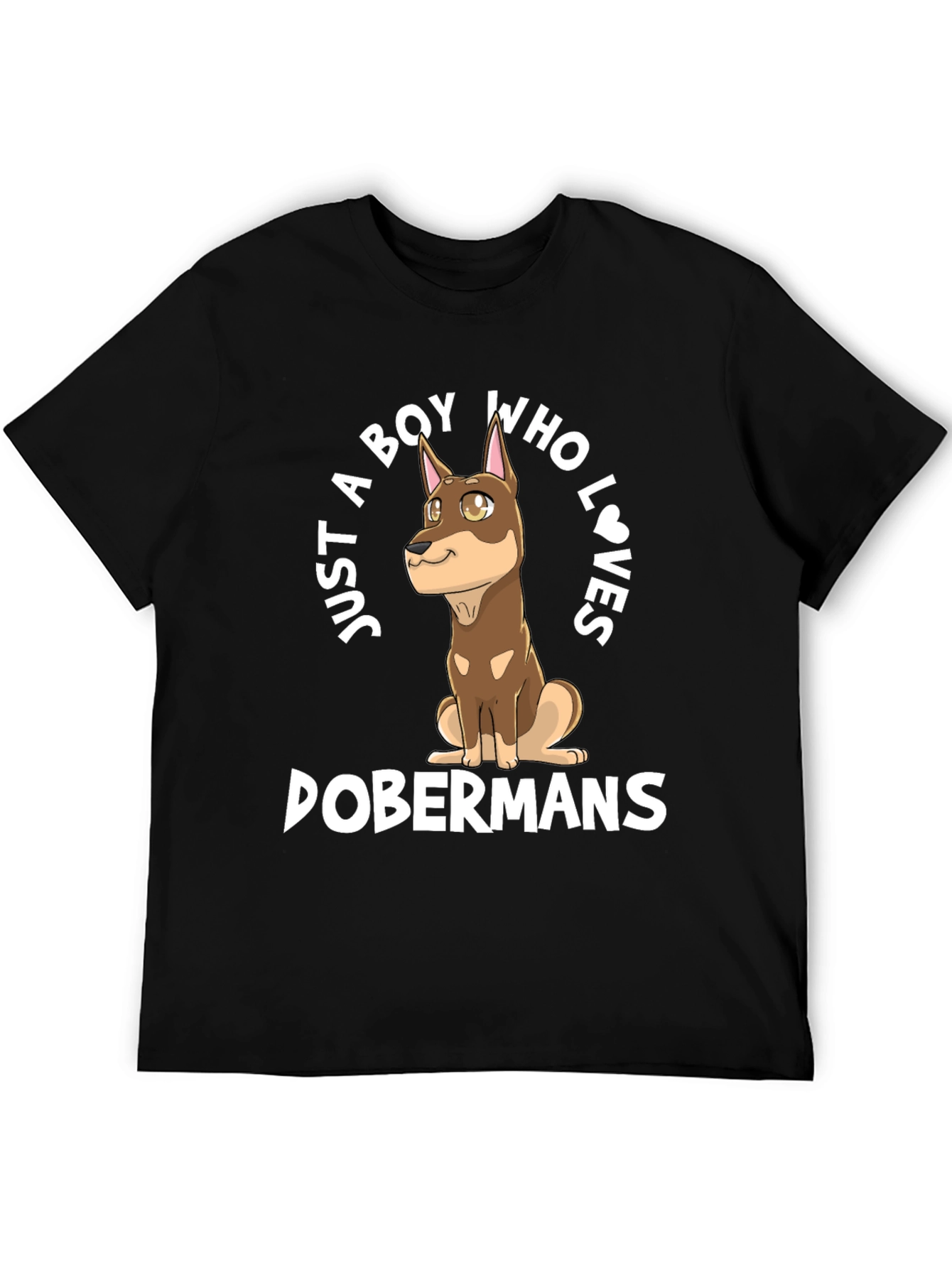 Boy Who Loves Dobermans T-Shirt
