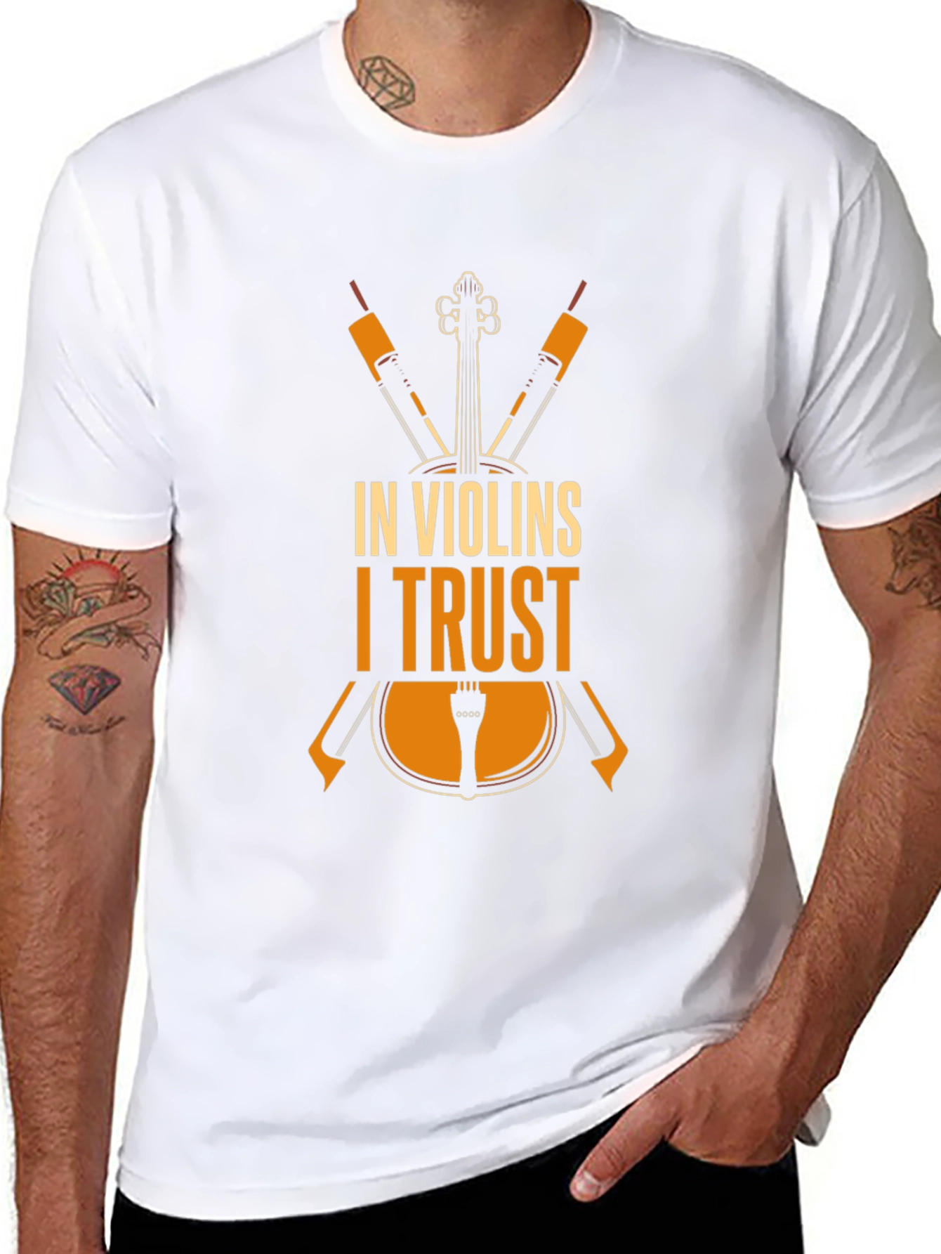 In Violins I Trust - Musicians T-Shirt
