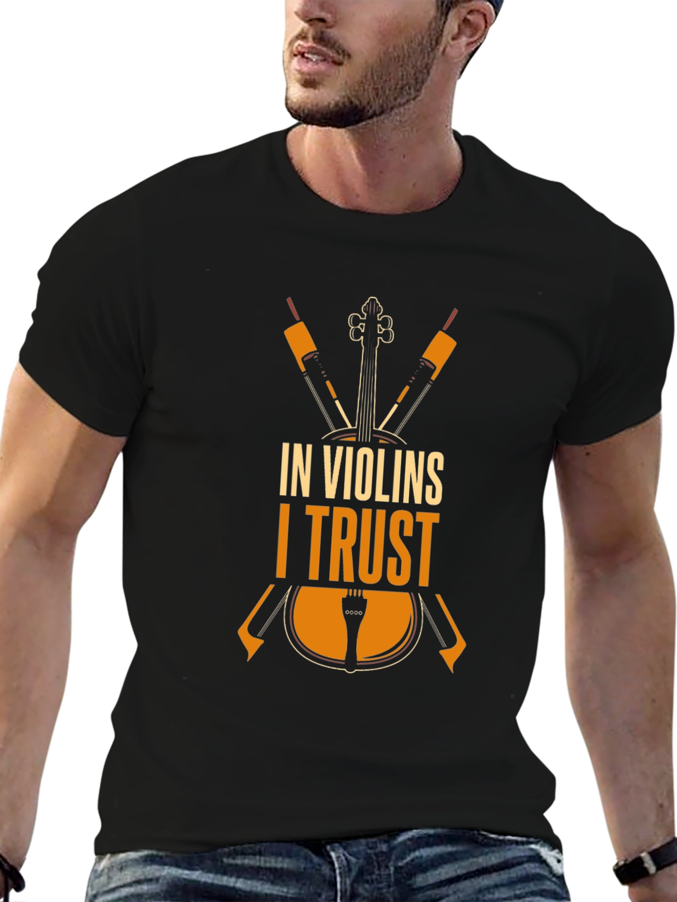 In Violins I Trust - Musicians T-Shirt