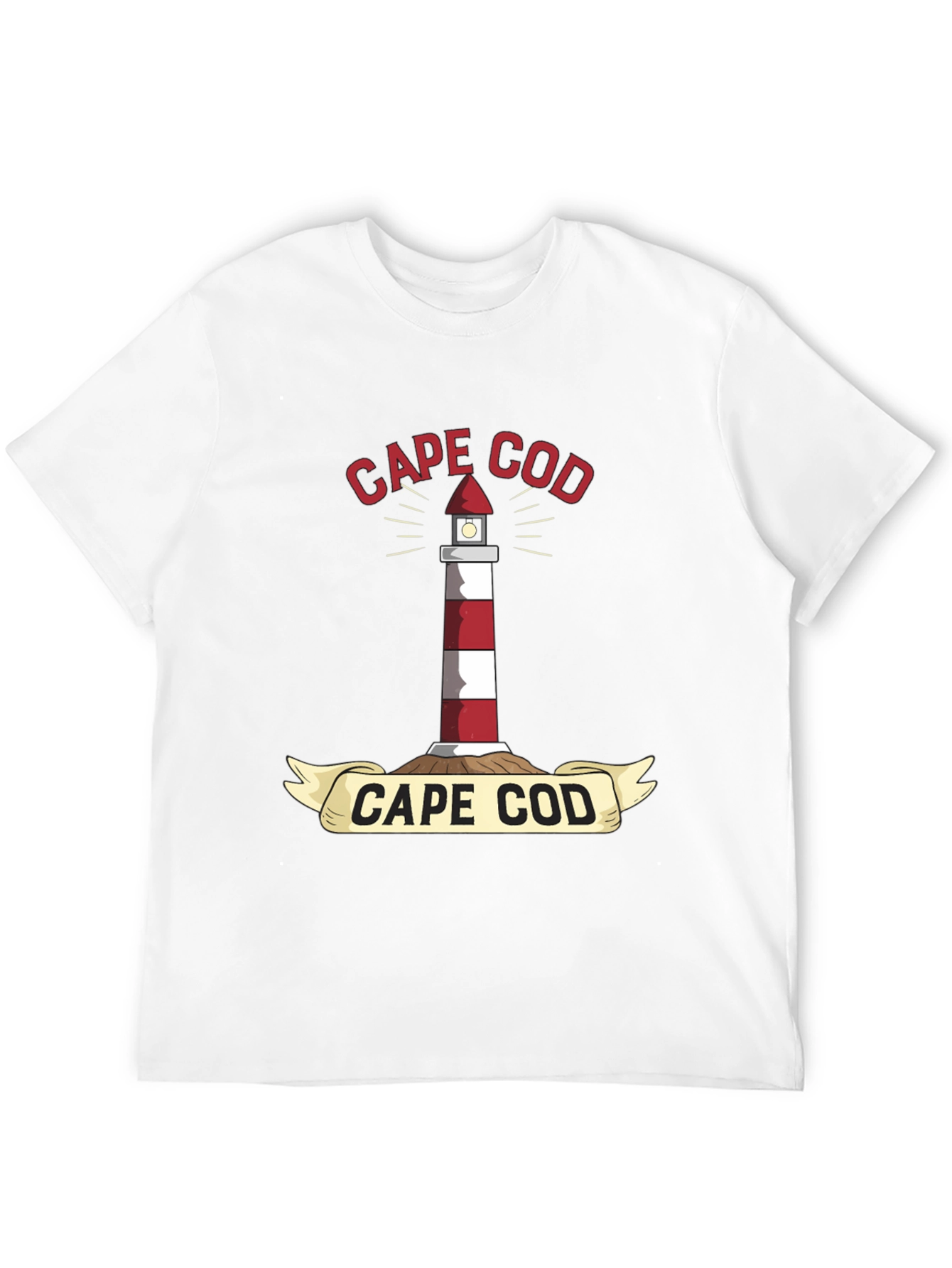 Cape Cod Lighthouse Graphic T-Shirt
