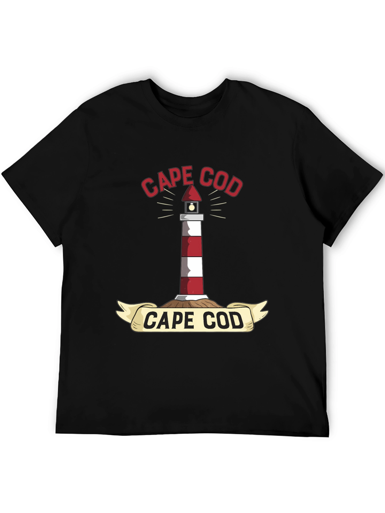 Cape Cod Lighthouse Graphic T-Shirt