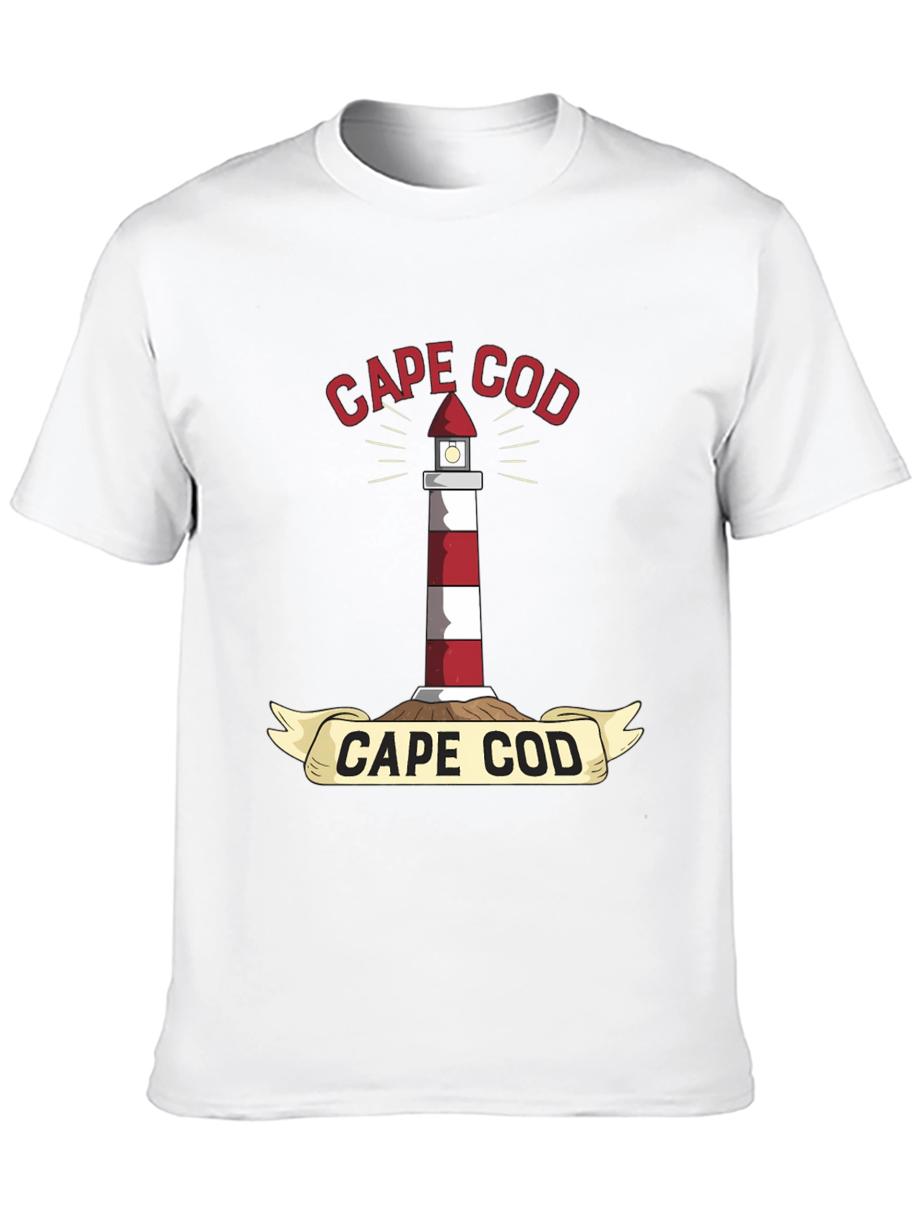 Cape Cod Lighthouse Graphic T-Shirt