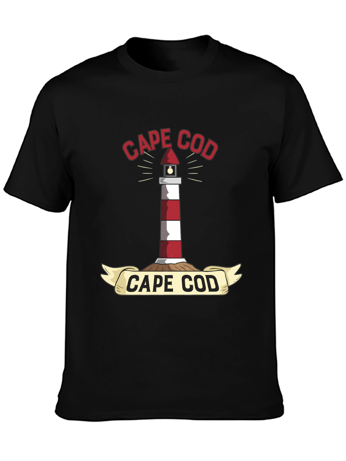 Cape Cod Lighthouse Graphic T-Shirt