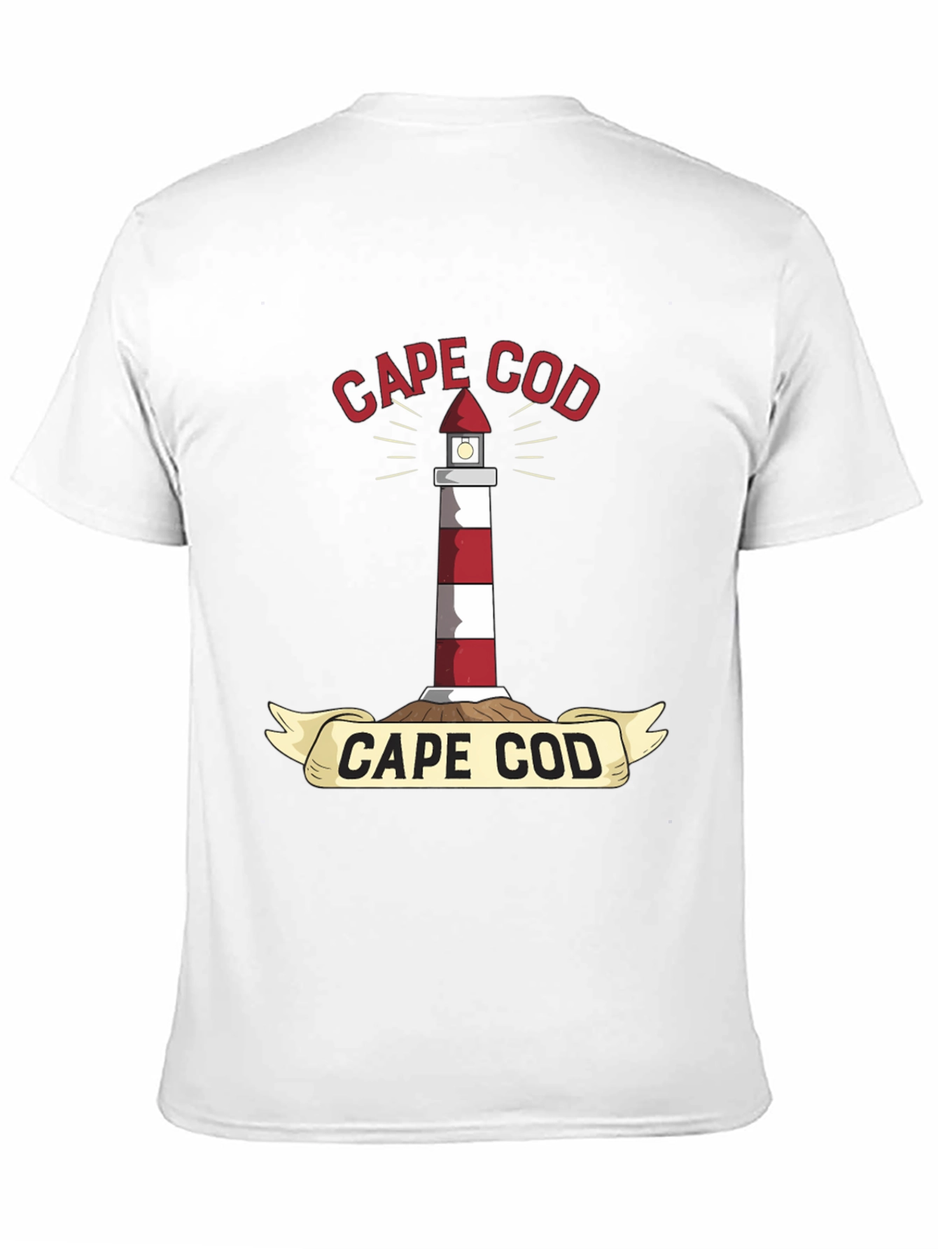 Cape Cod Lighthouse Graphic T-Shirt