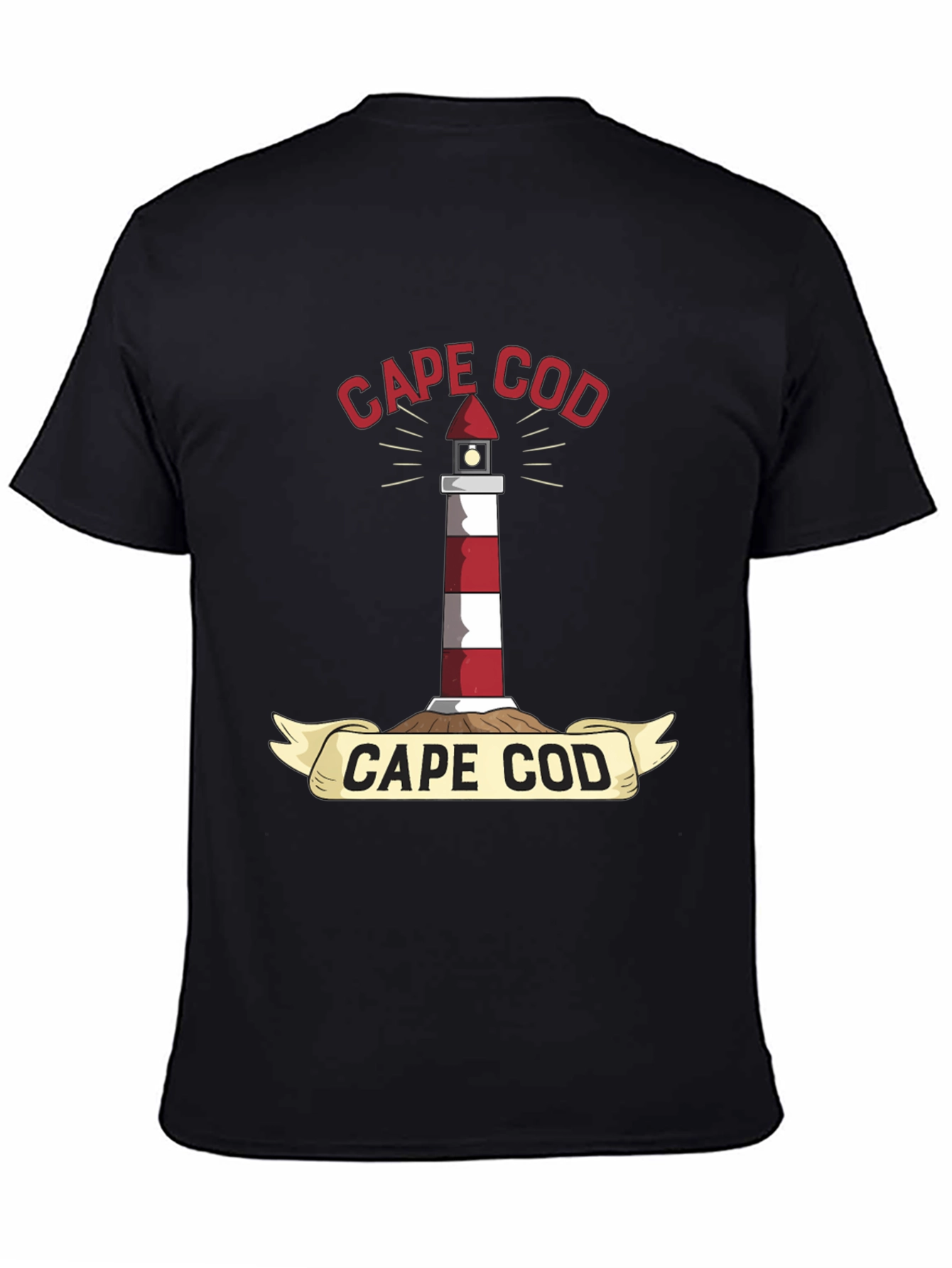 Cape Cod Lighthouse Graphic T-Shirt