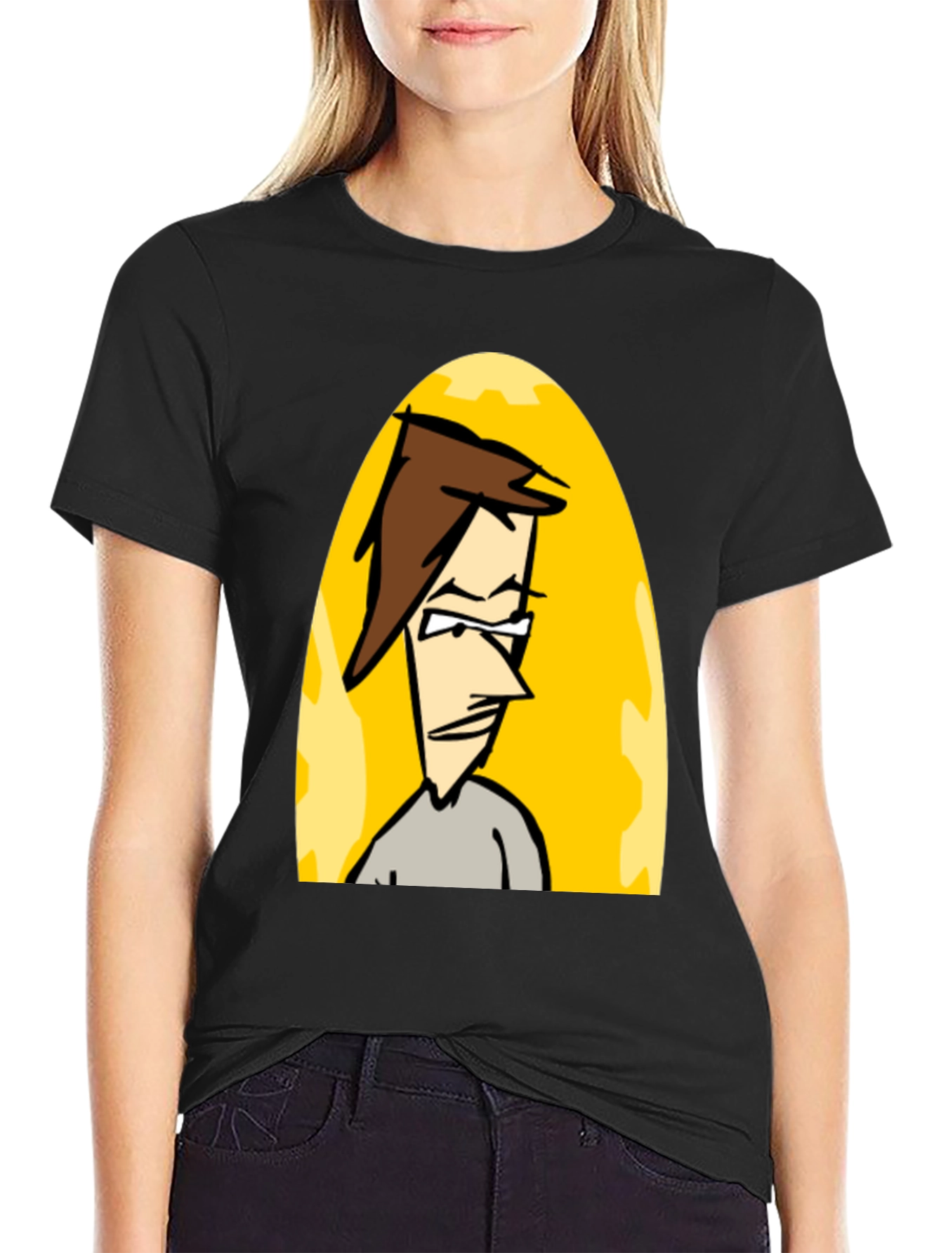 Cartoon Character Graphic T-Shirt