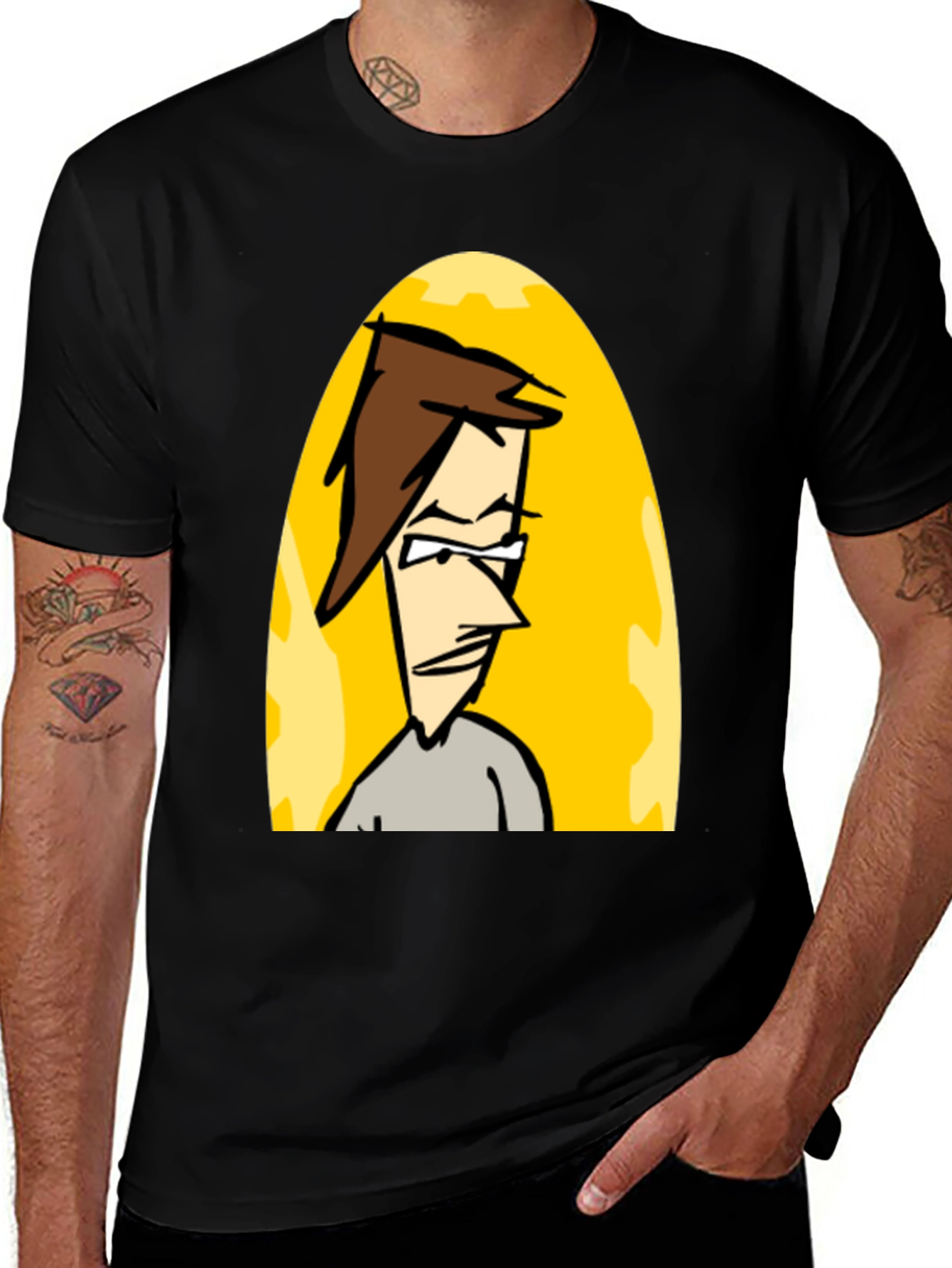 Cartoon Character Graphic T-Shirt