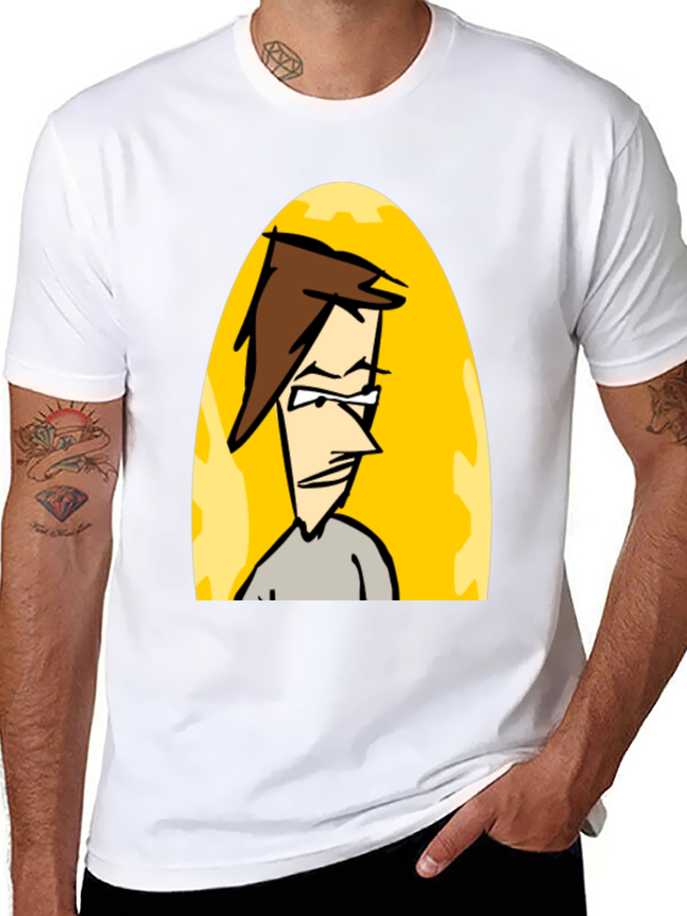Cartoon Character Graphic T-Shirt