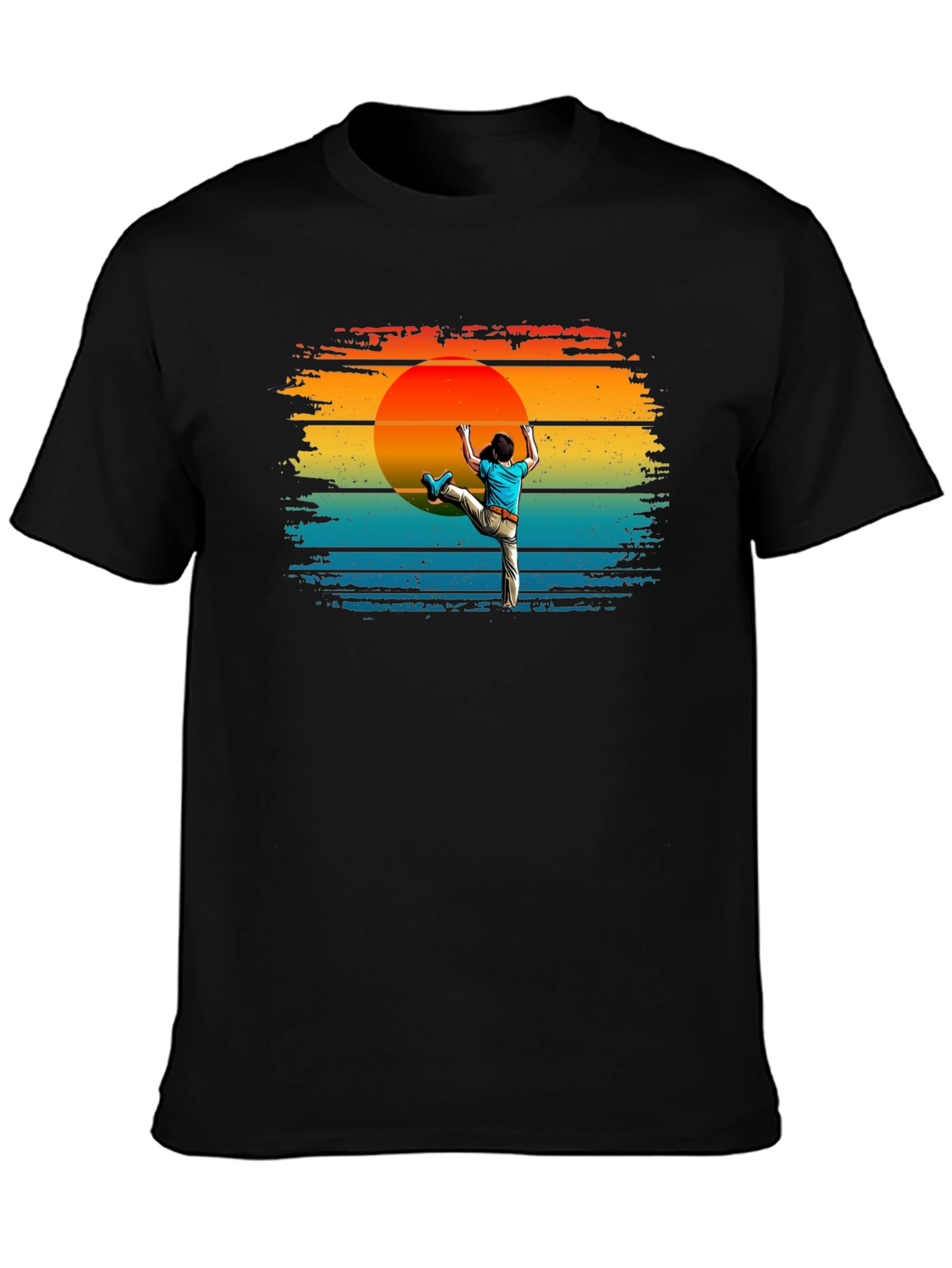 Climbing Sunset Graphic Tee