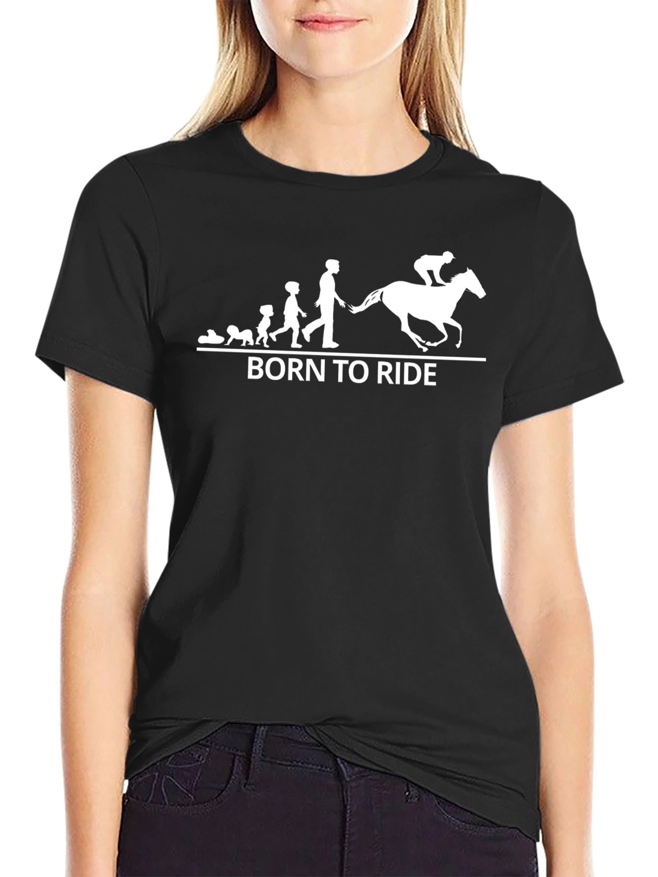 Born To Ride Evolution Graphic T-Shirt