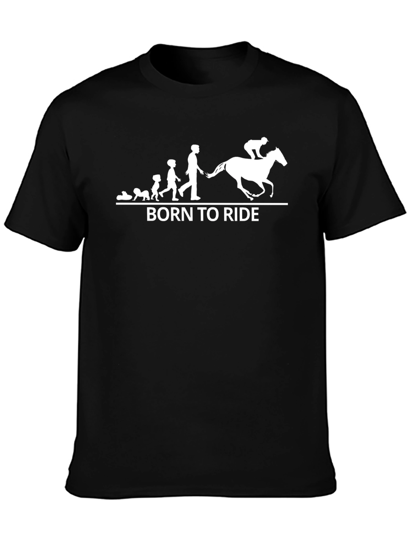 Born To Ride Evolution Graphic T-Shirt