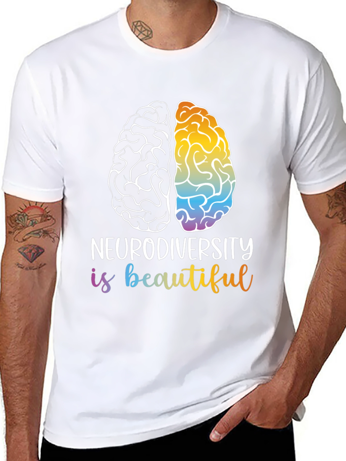 Neurodiversity is Beautiful Graphic T-Shirt