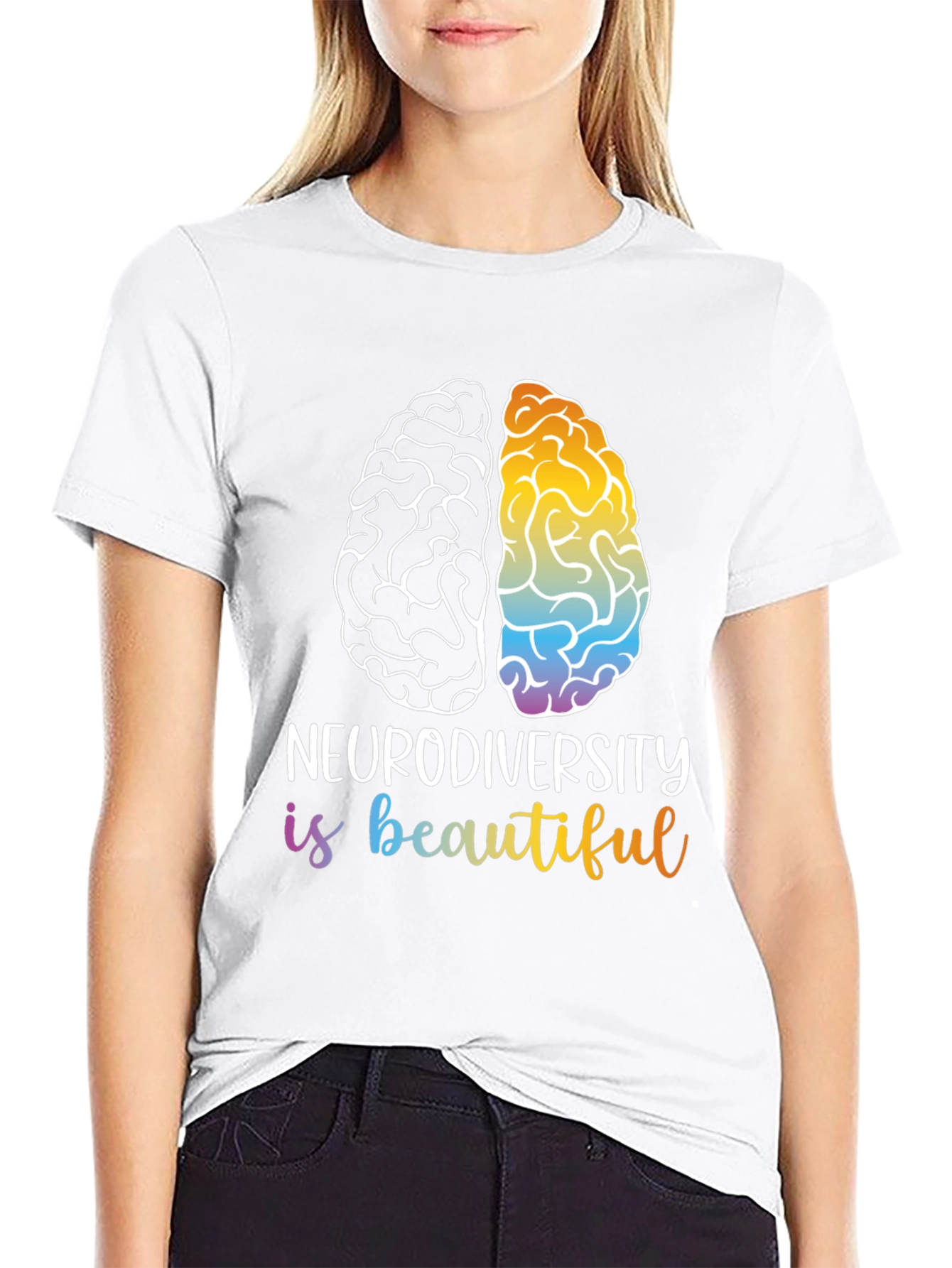 Neurodiversity is Beautiful Graphic T-Shirt