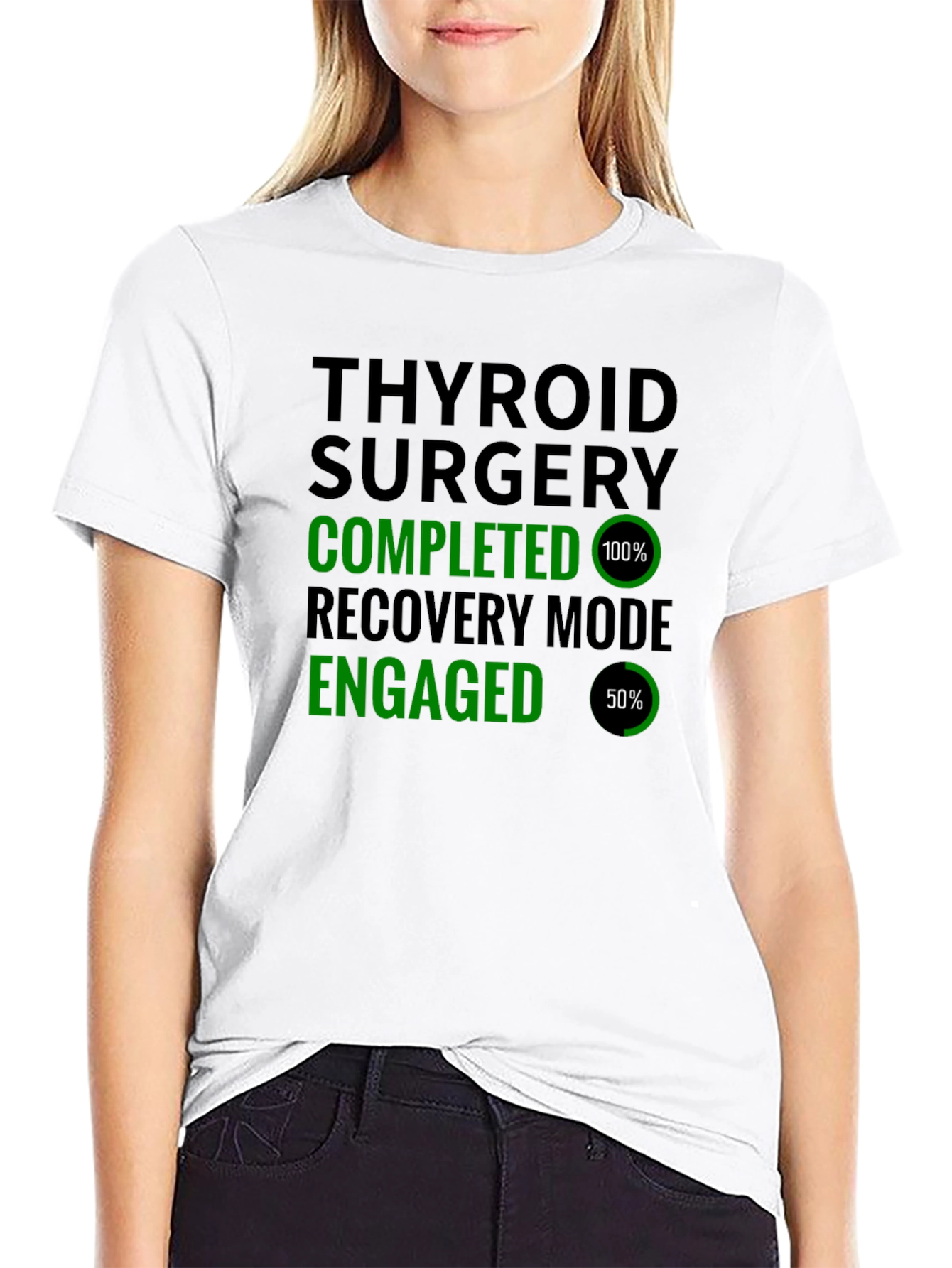 Thyroid Surgery Completed Recovery Mode T-Shirt