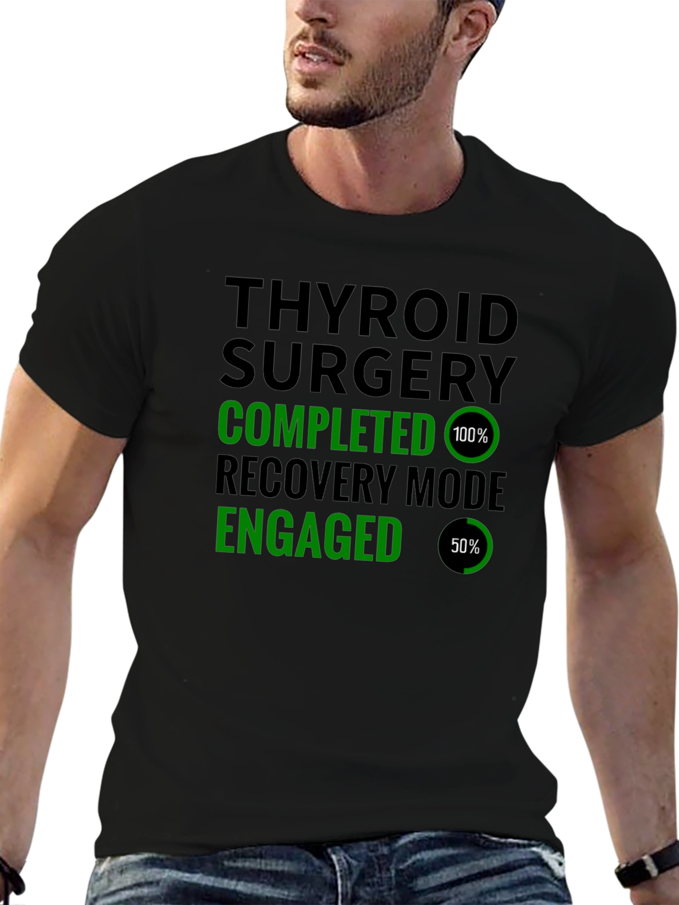 Thyroid Surgery Completed Recovery Mode T-Shirt
