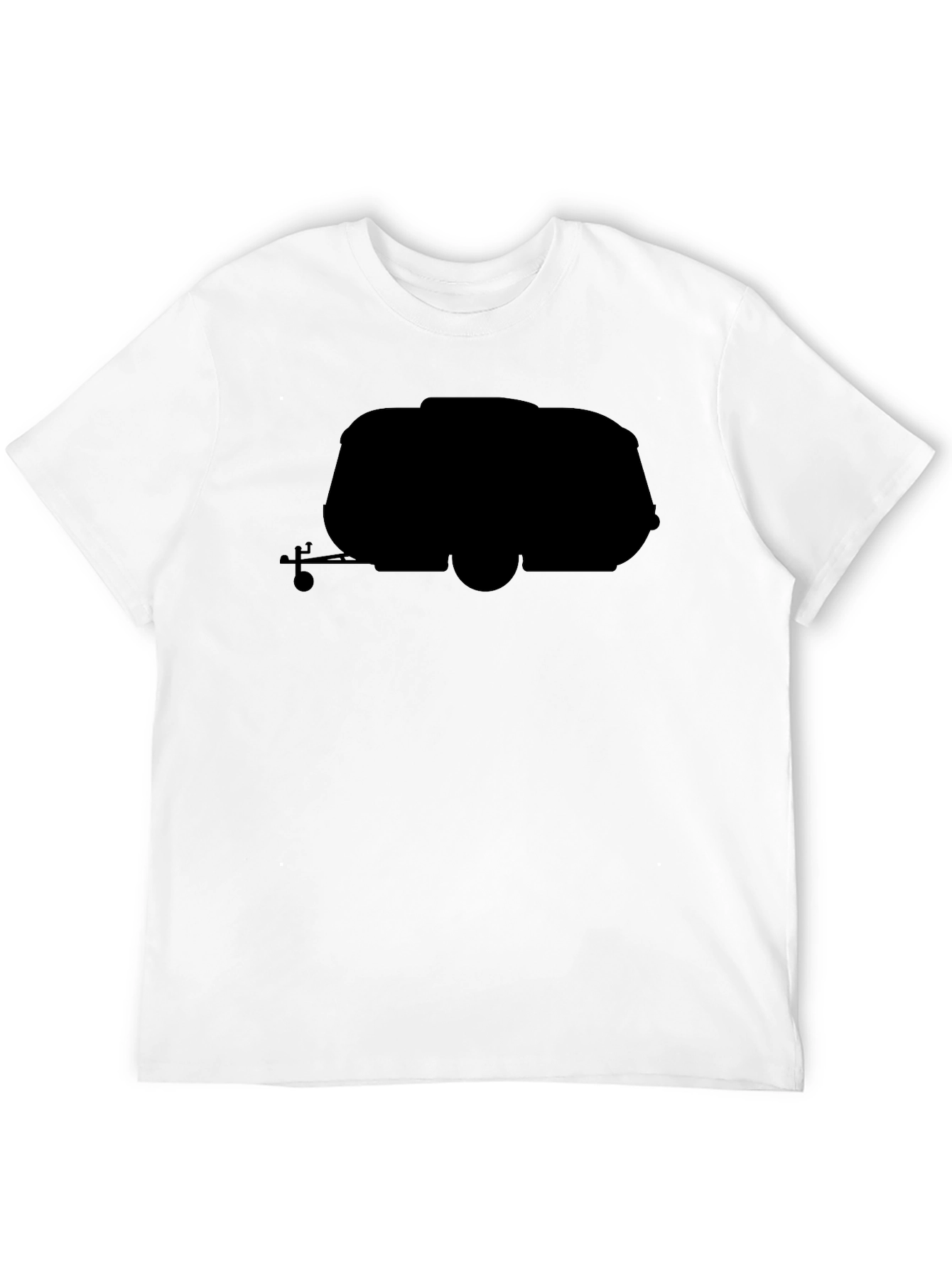 Retro Camper Black T-Shirt - Travel in Style