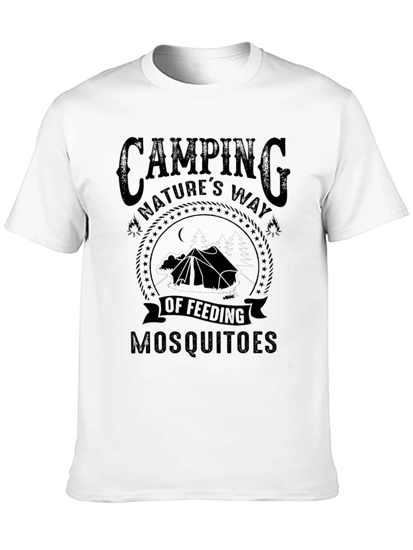 Camping Natures Way Graphic T-Shirt - Mosquitoes