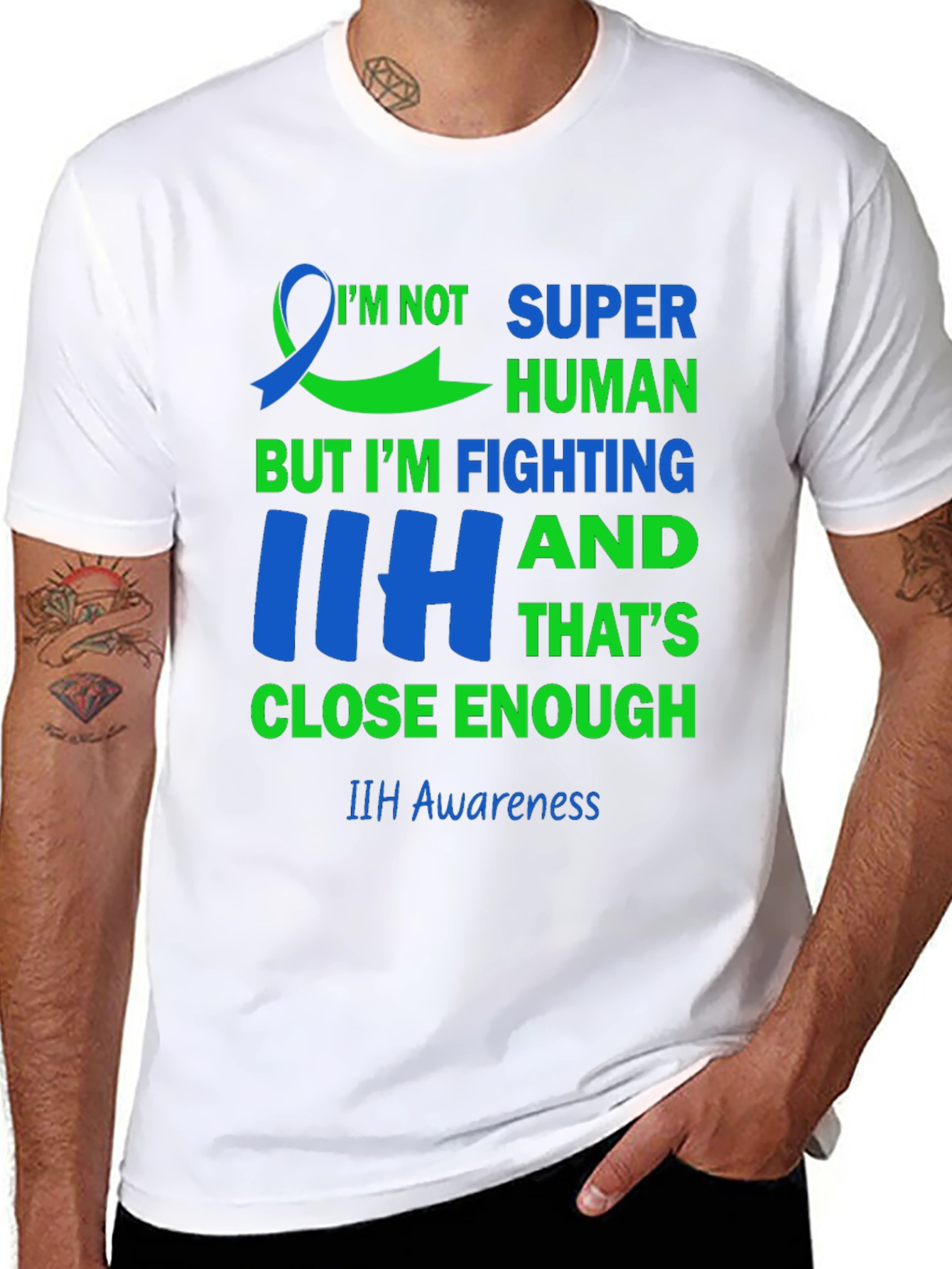 IIH Awareness T-Shirt - Fighting Design